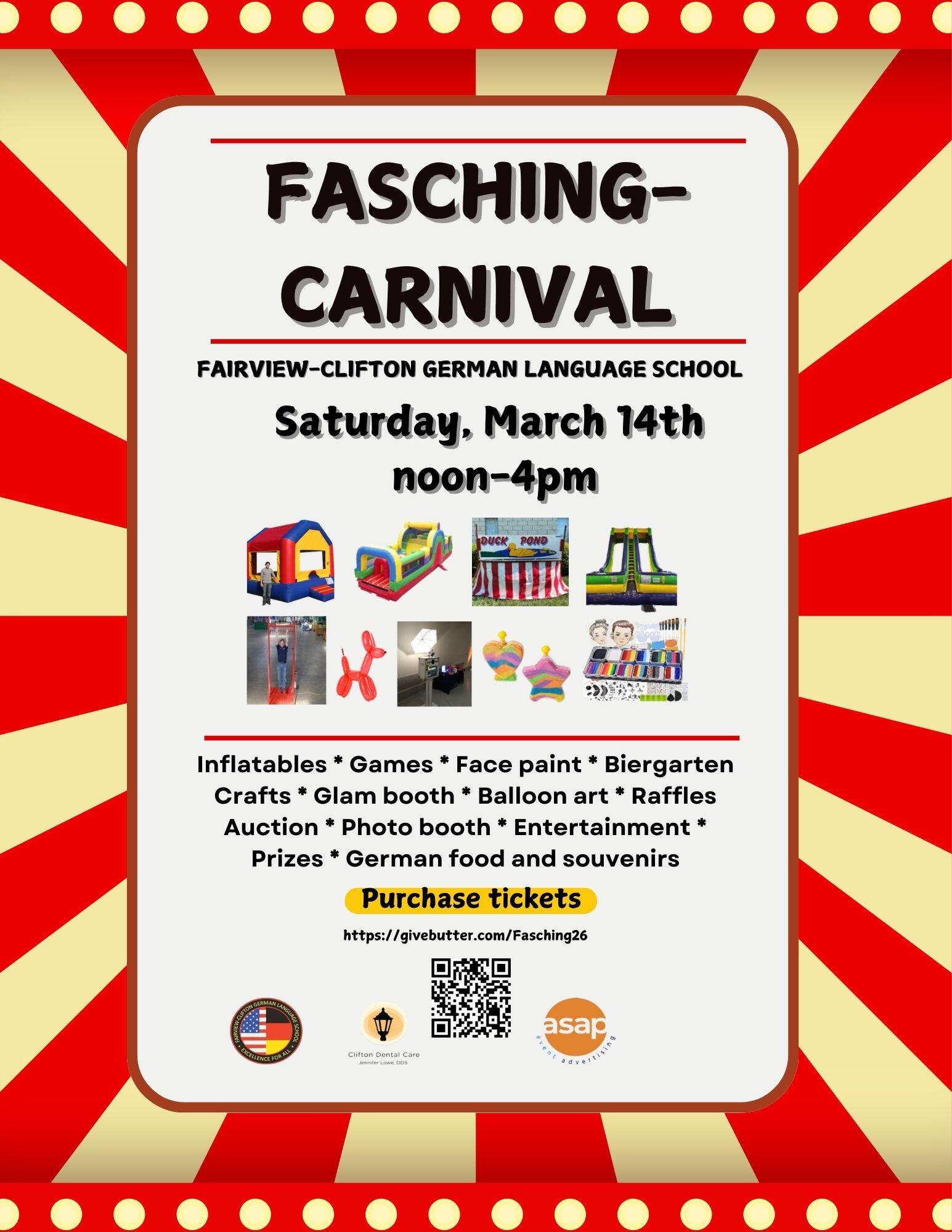 Campaign cover image for 2026 Fasching Carnival! 🎪🥨