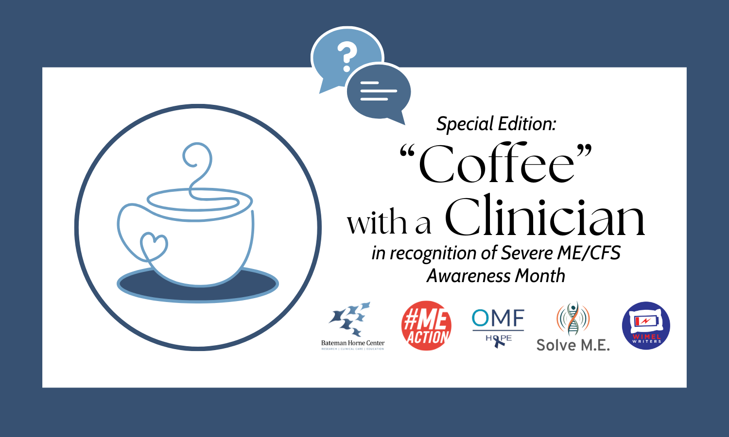 Campaign cover image for August 12th "Coffee" with a Clinician