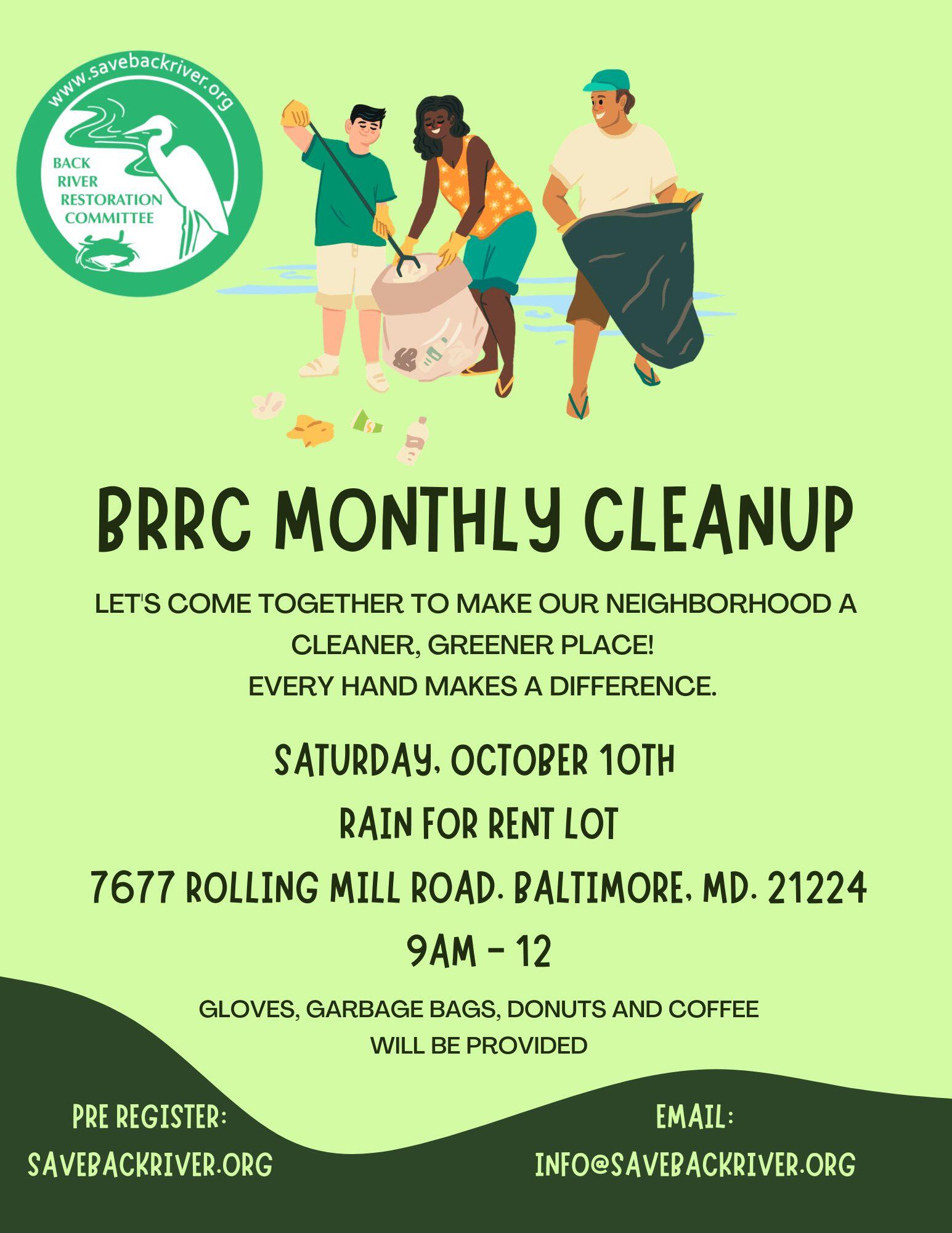 Campaign cover image for October Cleanup @Rolling Mill Rd