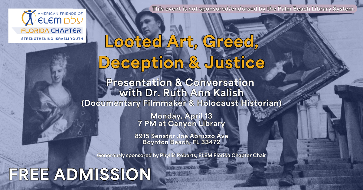 Campaign cover image for Looted Art, Greed, Deception & Justice