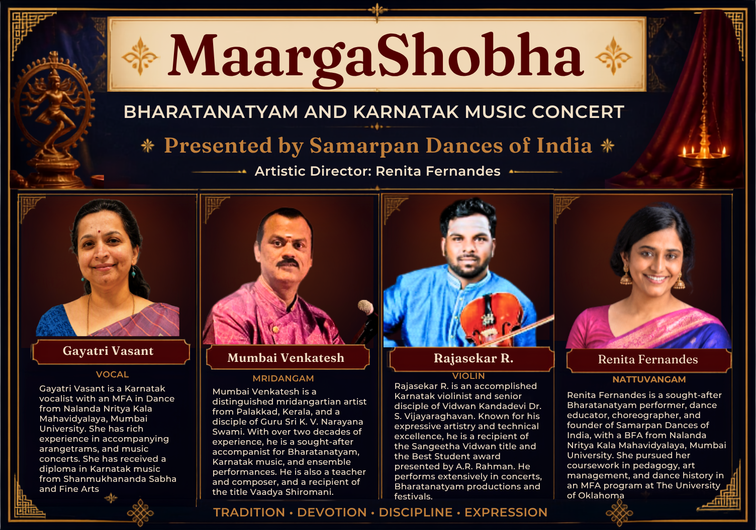 Campaign cover image for Rhythm, Gesture, and Dialogue: Bharatanatyam and Karnatak Music Concert