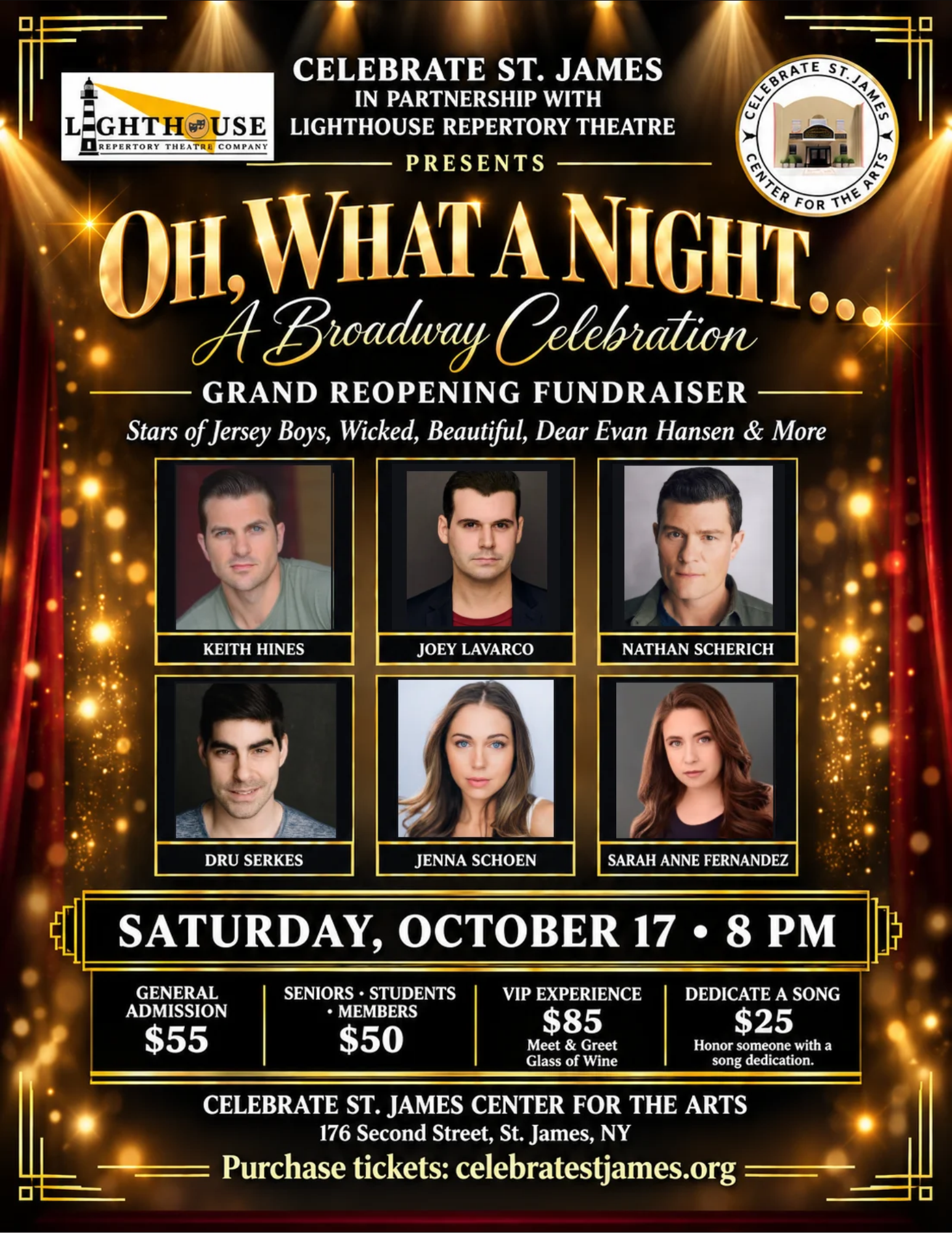 Campaign cover image for Oh, What a Night… A Broadway Celebration!