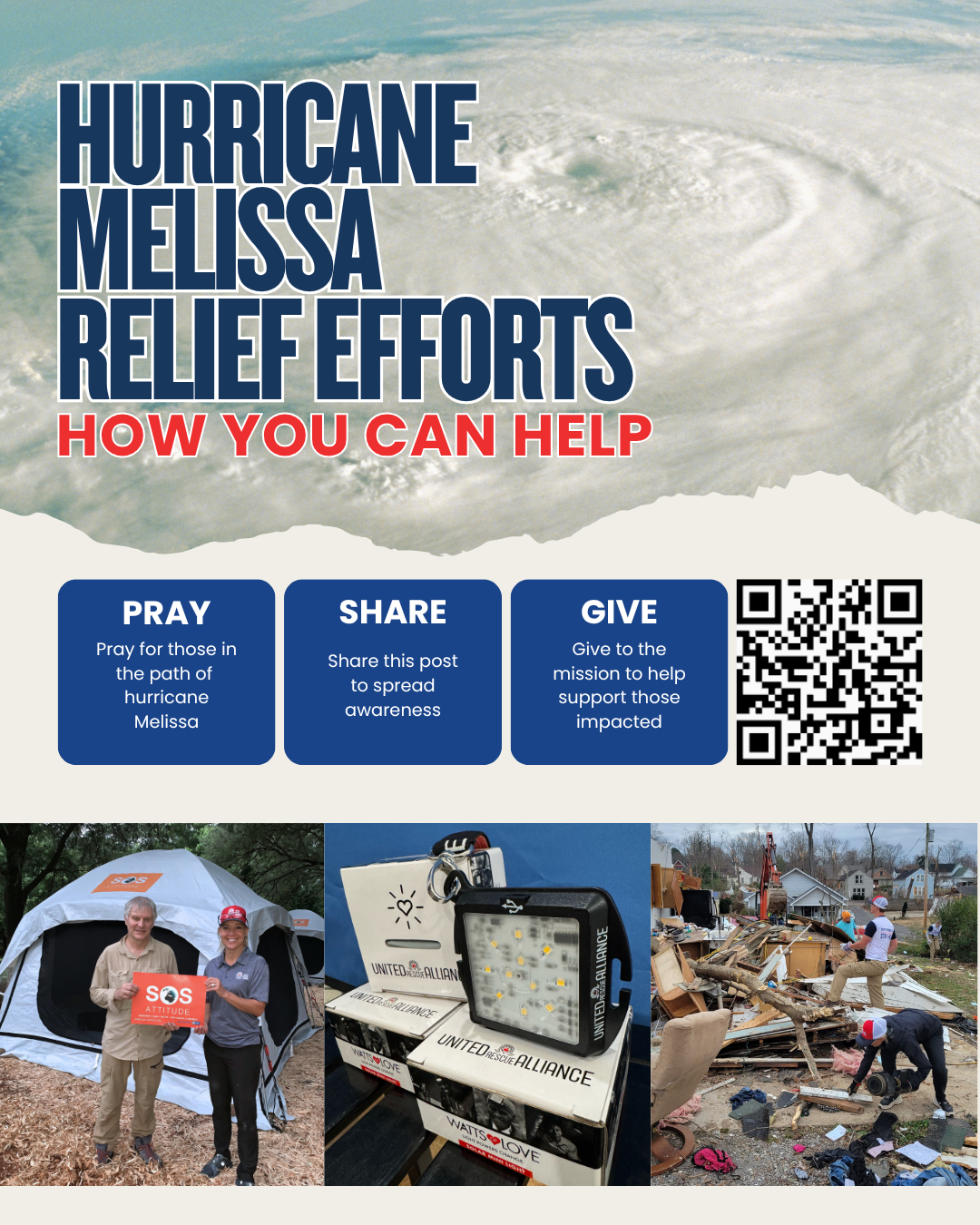 Campaign cover image for Hurricane Melissa Disaster Relief