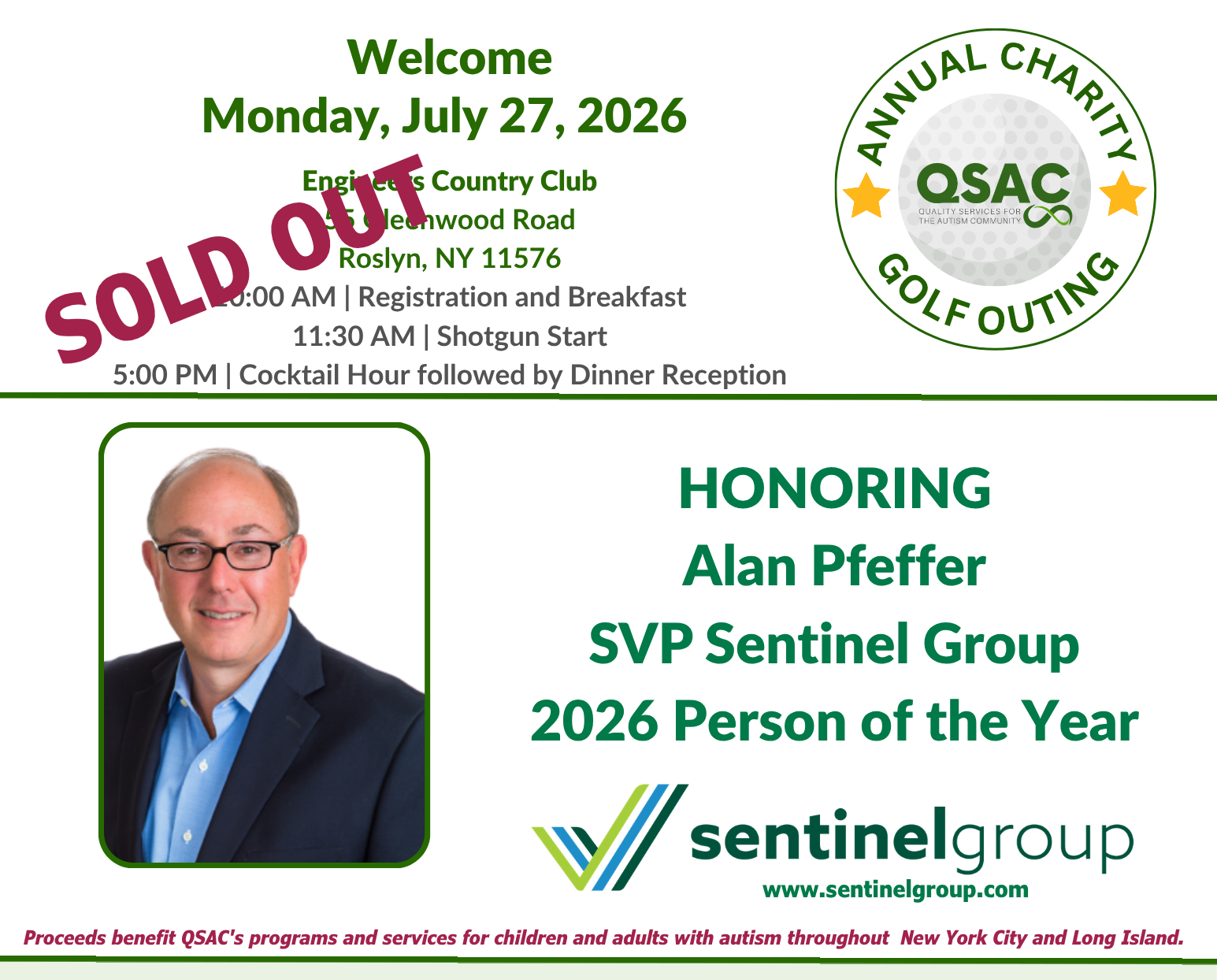 Campaign cover image for 2026 QSAC Charity Golf Outing
