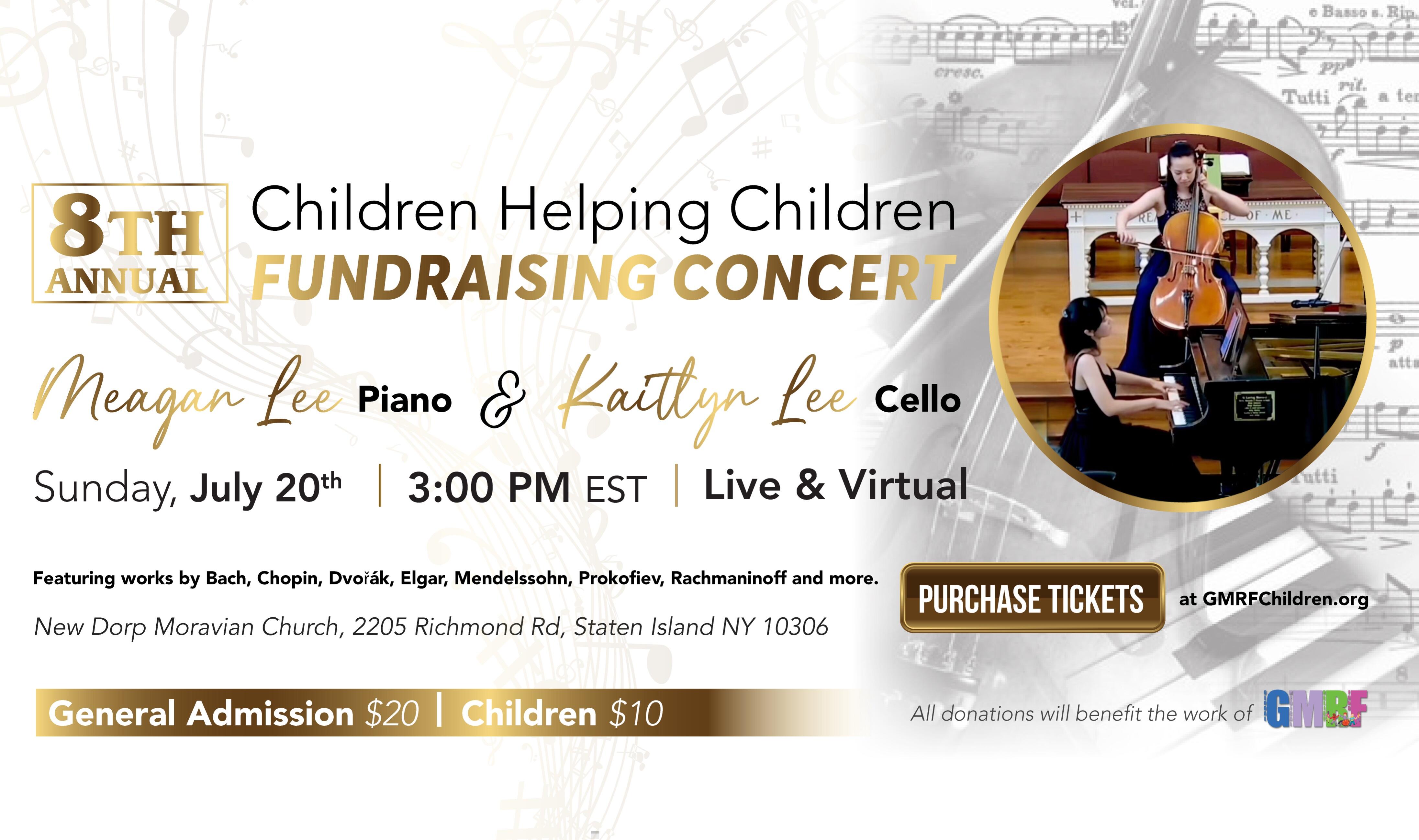Campaign cover image for 8th Annual "Children Helping Children" Fundraising Concert (Live & Virtual)