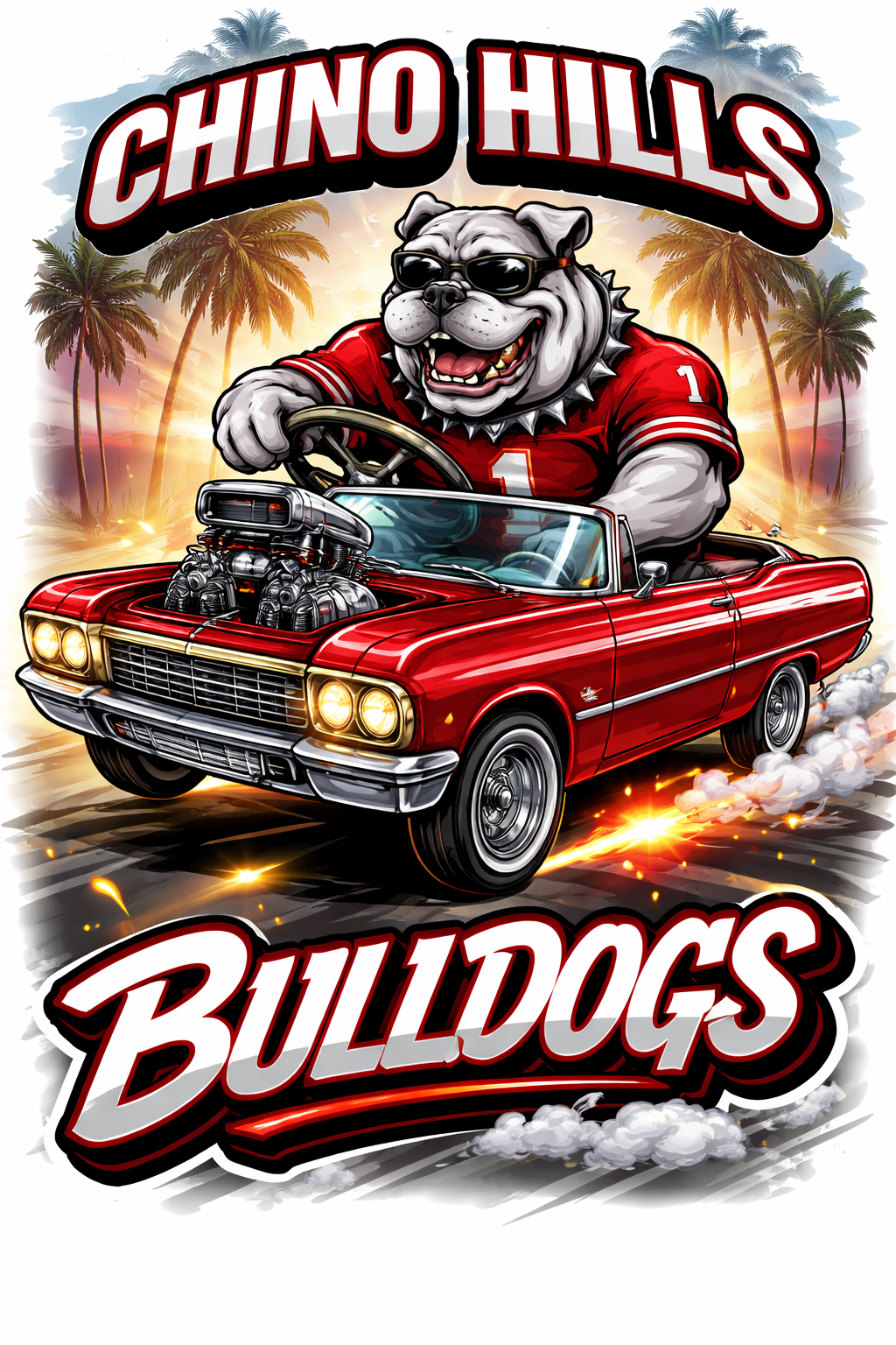 Campaign cover image for Chino Hills Bulldogs Junior All-American Football & Cheer Car Show Fundraiser