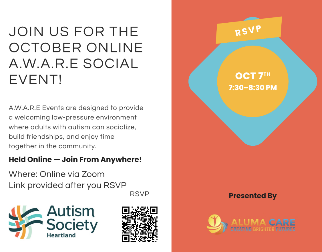 Campaign cover image for October AWARE Online Support Group