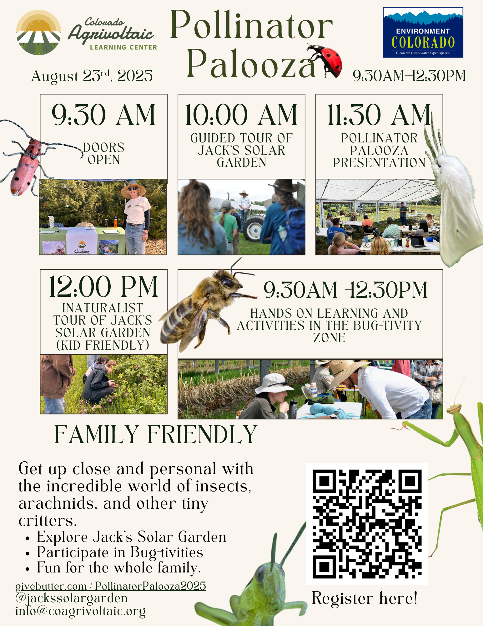 Campaign cover image for Pollinator Palooza