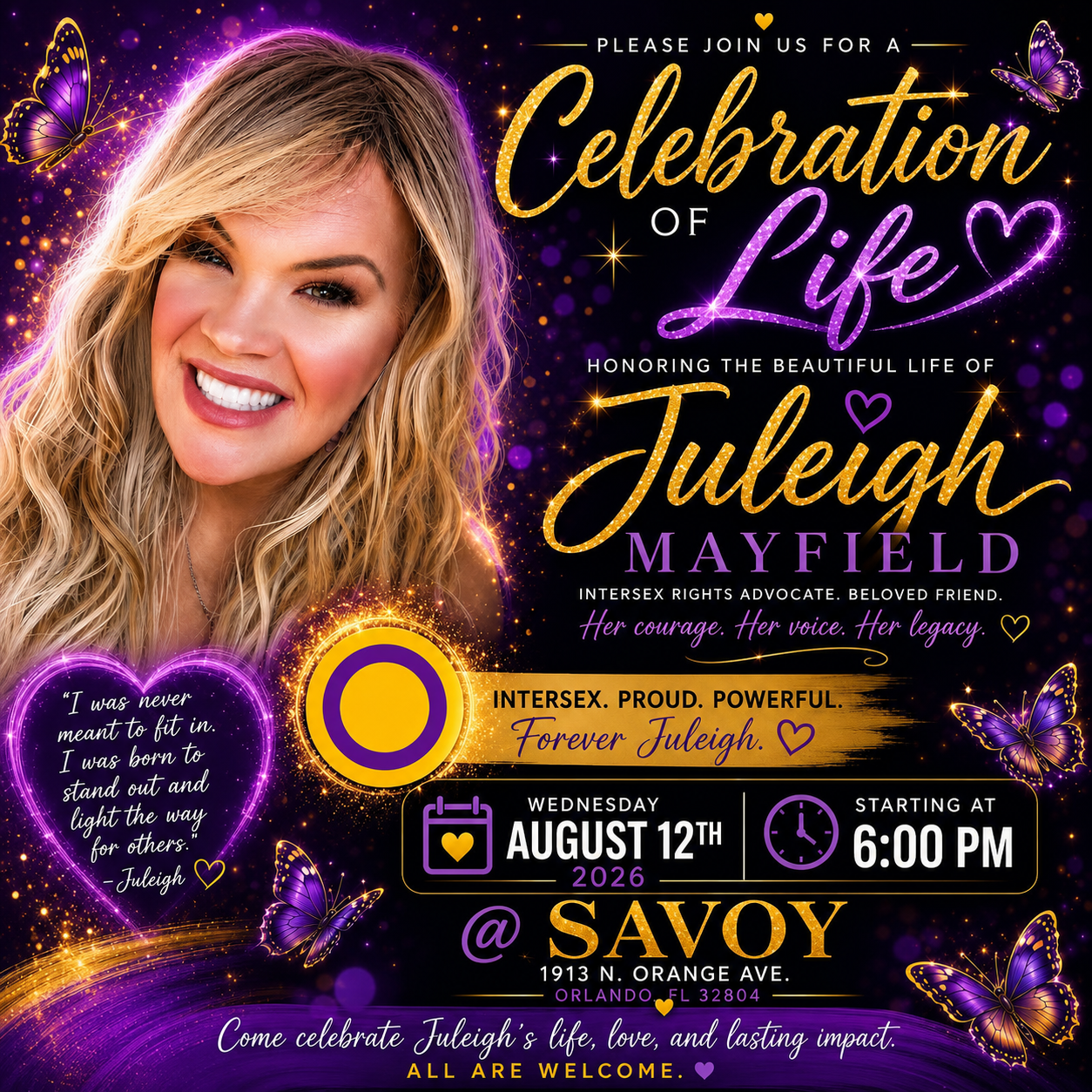 Campaign cover image for Celebration of Life: Honoring Juleigh Mayfield