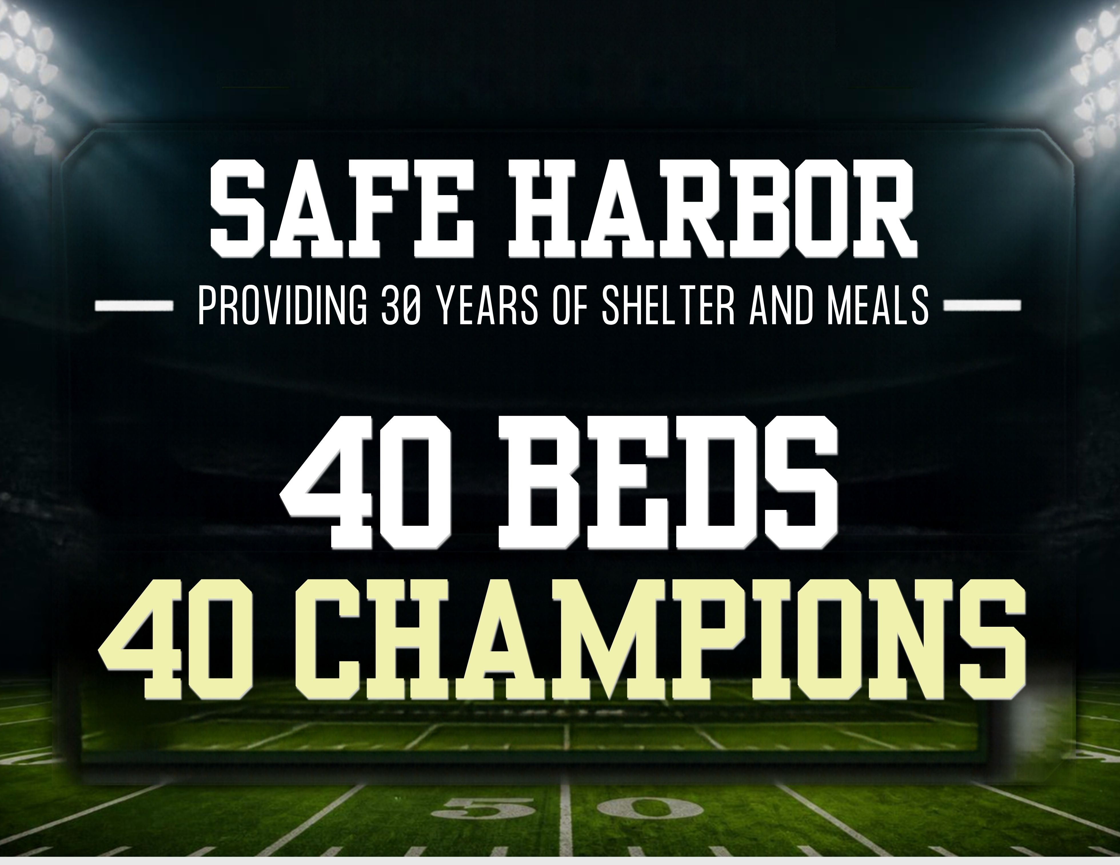 Campaign cover image for 40 Beds, 40 Champions!