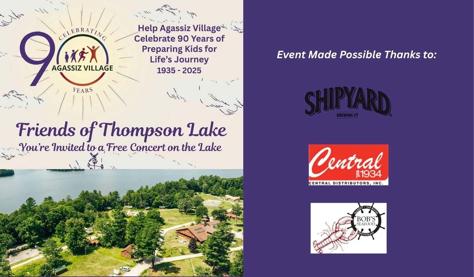 Campaign cover image for Agassiz Village Concert on the Lake