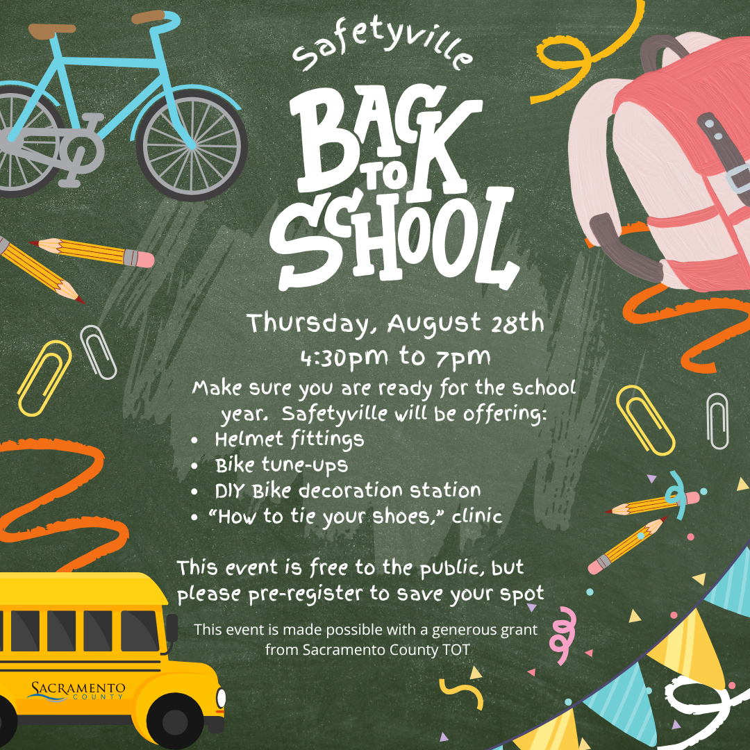 Campaign cover image for Safetyville Back to School Event & Bike Rodeo