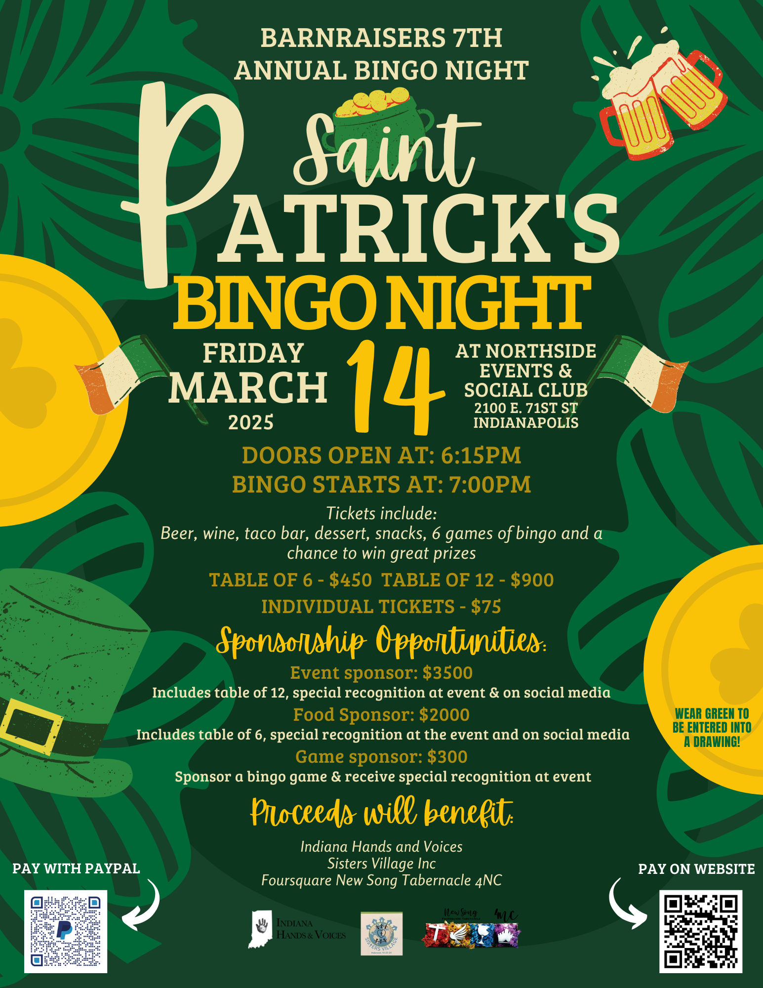 Campaign cover image for BARNRAISERS 7th Annual Bingo Night