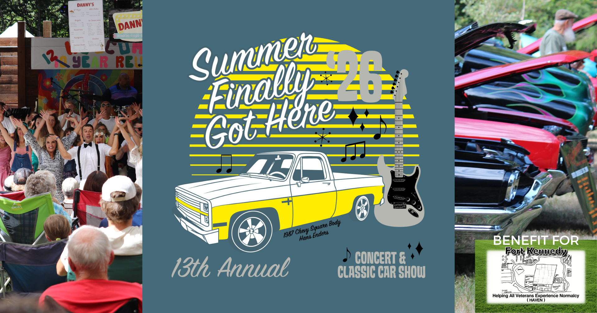 Campaign cover image for Summer Finally Got Here Concert & Classic Car Show 2026