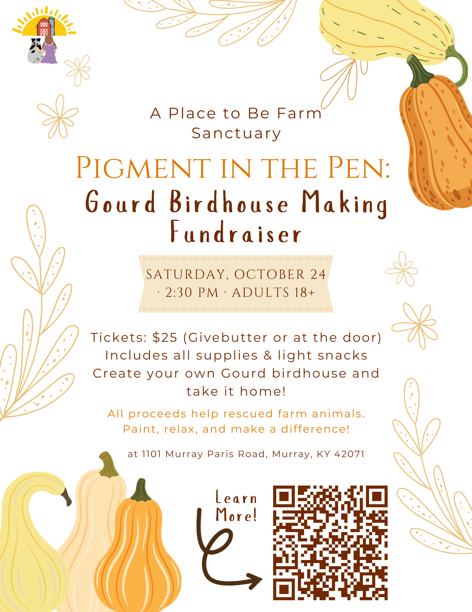 Campaign cover image for Gourd Birdhouse Making Fundraiser