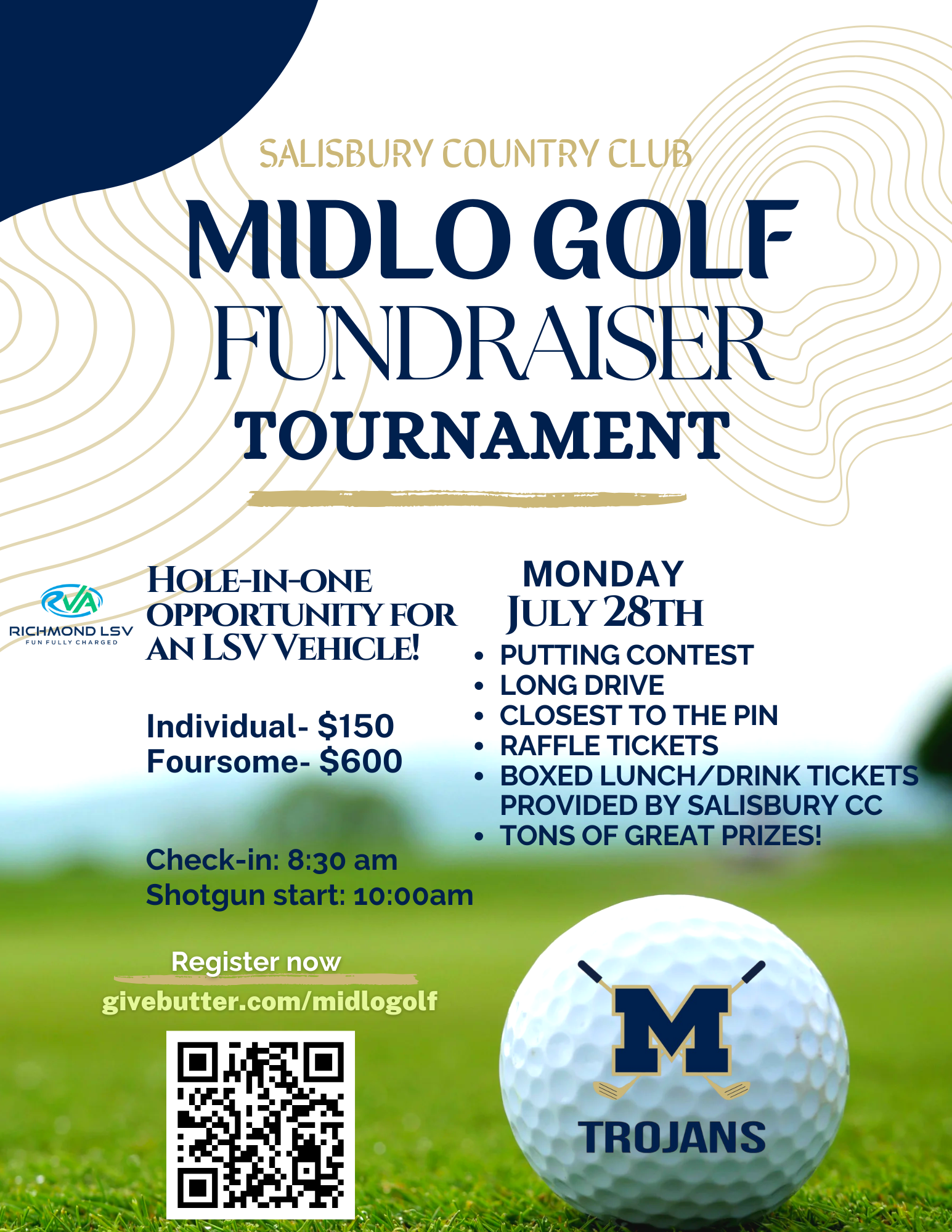 Campaign cover image for Midlo Golf 1st Annual Fundraiser Tournament