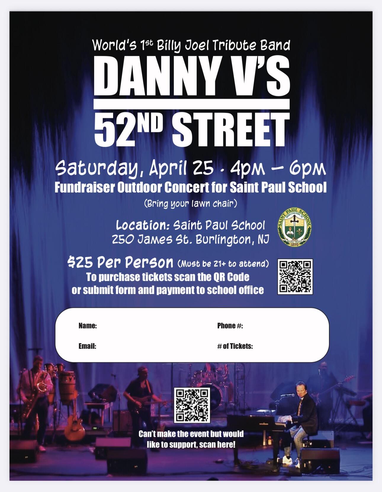 Campaign cover image for Danny V´s 52nd Street Concert