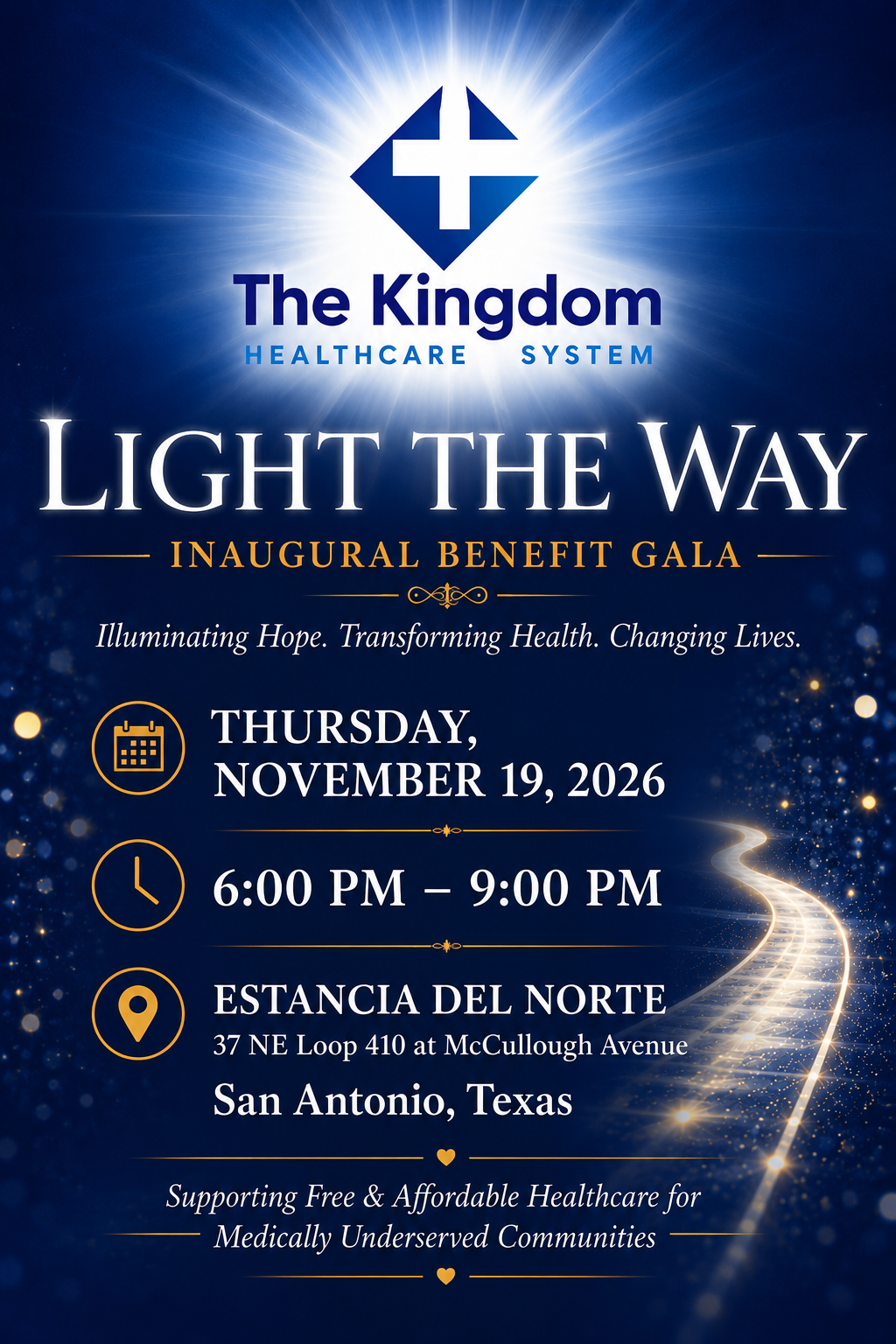 Campaign cover image for Sponsor The Kingdom Healthcare System's Inaugural Gala