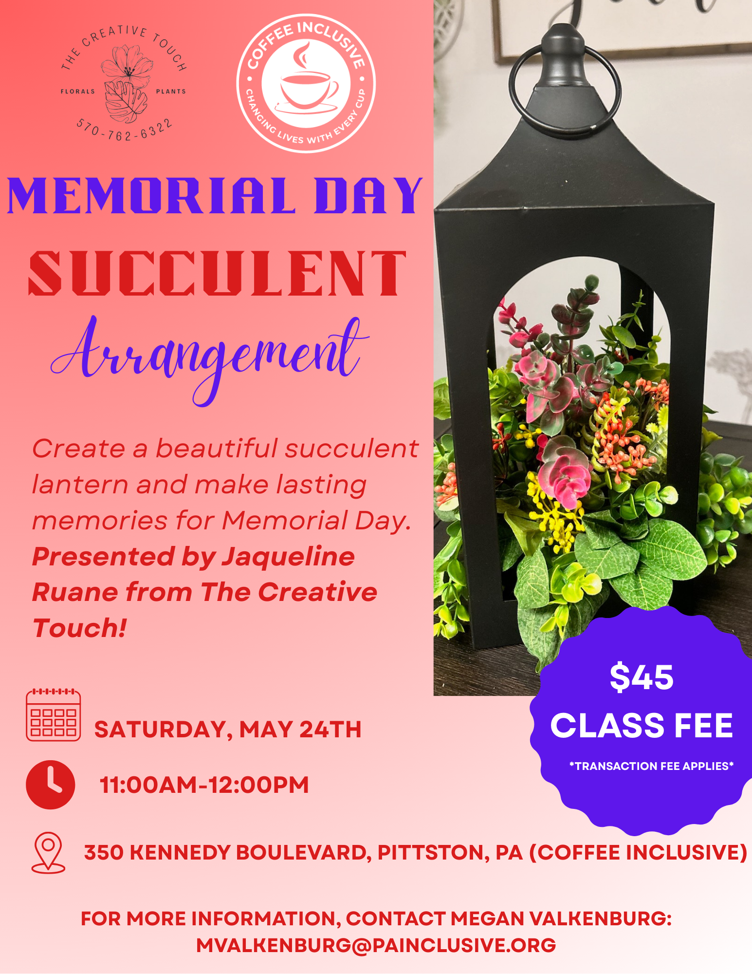 Campaign cover image for Memorial Day Succulent Arrangement