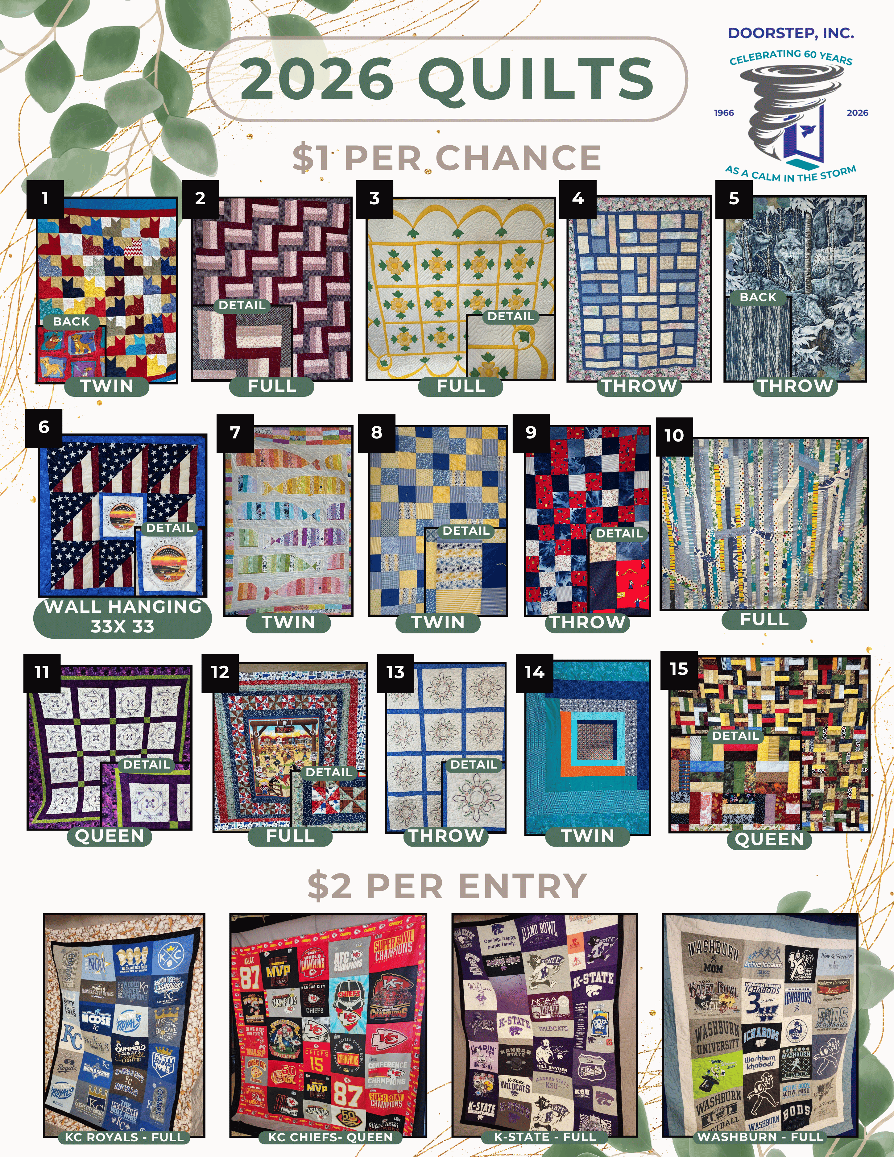 Campaign cover image for Doorstep Quilt Raffle 2026