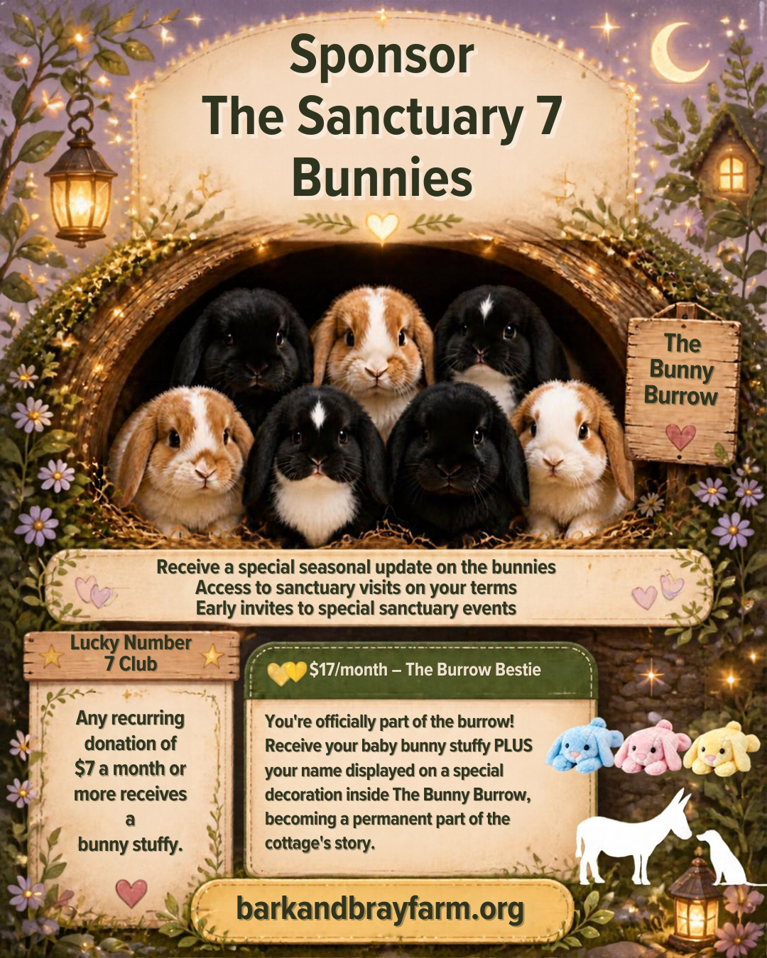 Campaign cover for Sponsor The Sanctuary 7 Bunnies