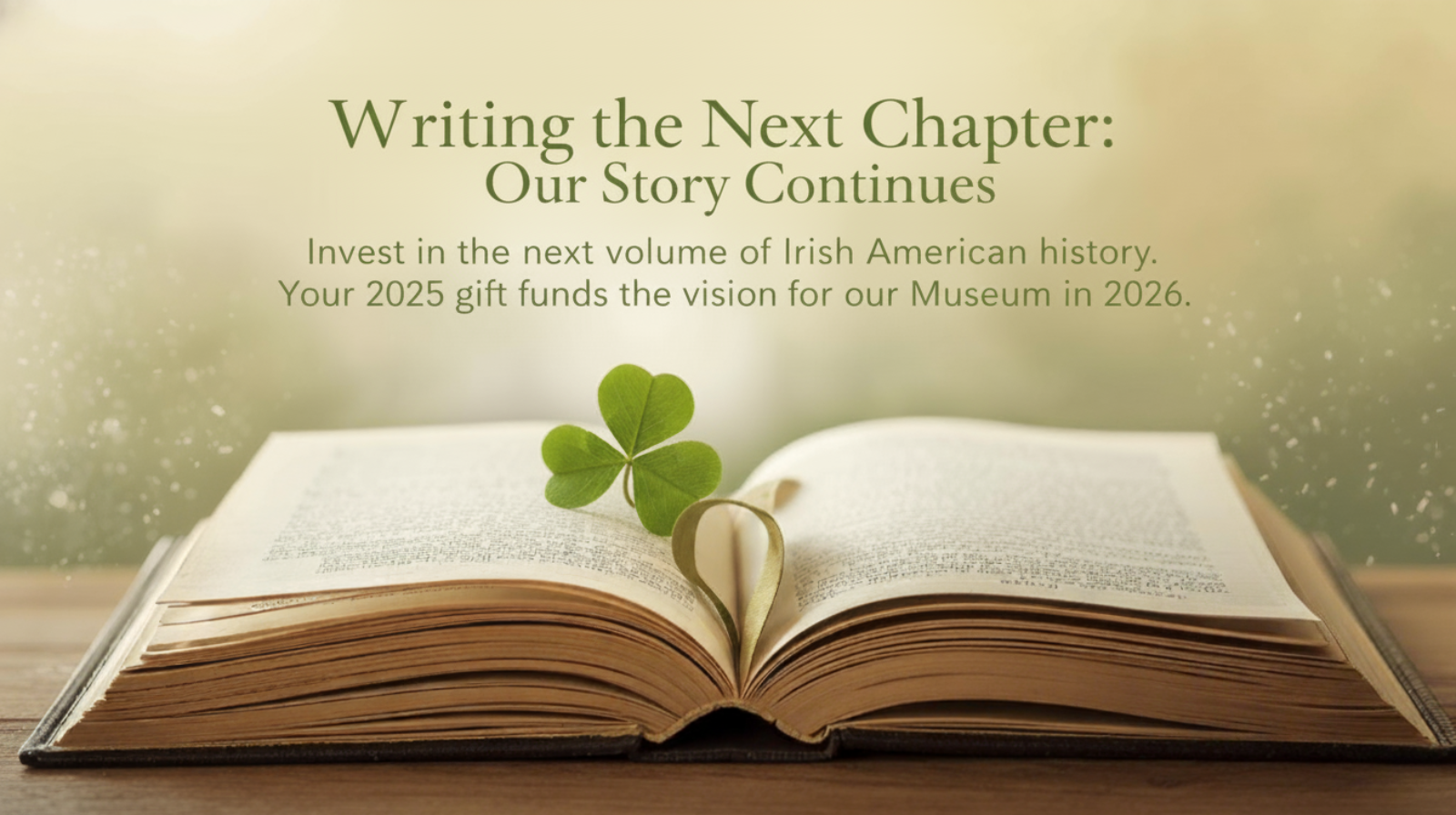 Campaign cover image for Writing the Next Chapter: Our Story Continues