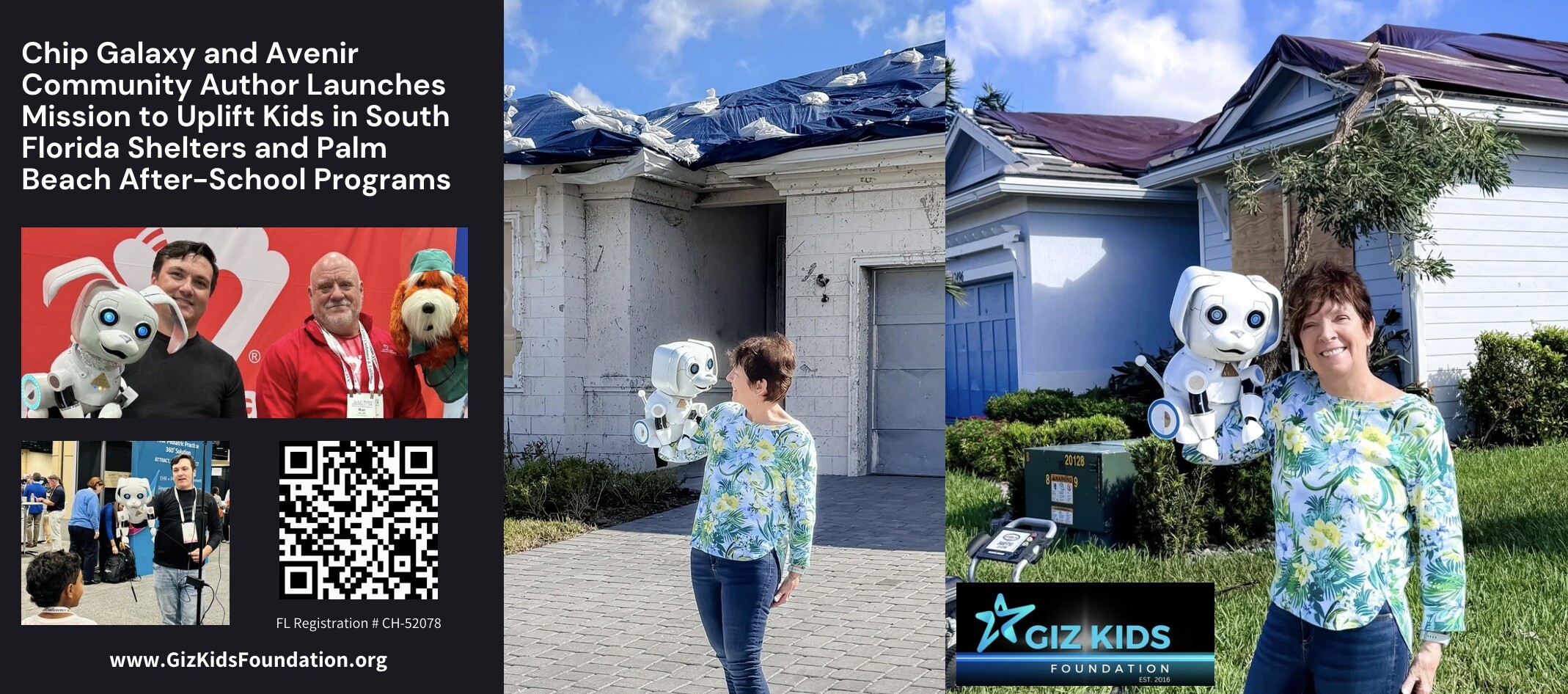 Campaign cover image for Chip Galaxy and Avenir Community Author Launches Mission to Uplift Kids in South Florida Shelters and Palm Beach After-School Programs