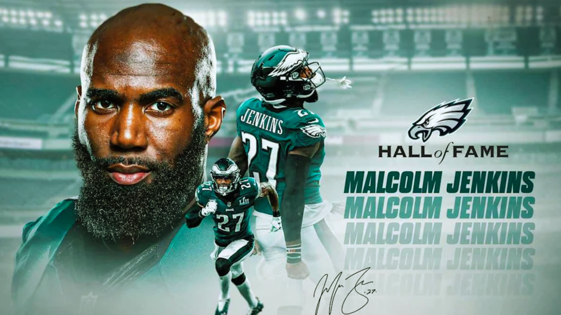 Campaign cover image for Malcolm Jenkins Eagles Hall of Fame Induction Celebration at Ballers in Philadelphia