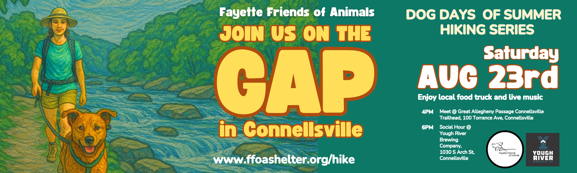 Campaign cover image for Dog Days of Summer Hiking Series- GAP