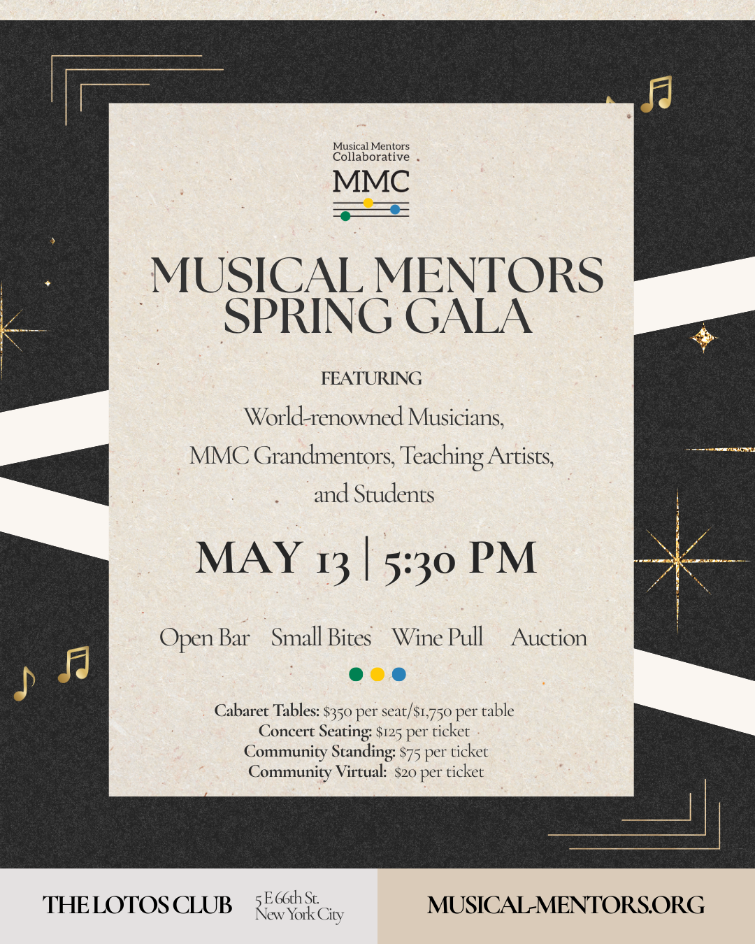 Campaign cover image for MMC's 2026 Spring Gala