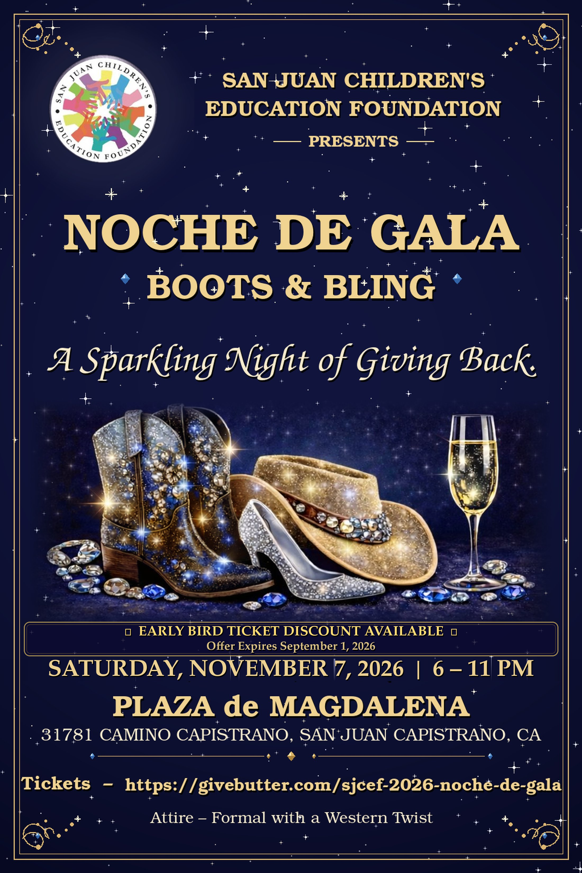 Campaign cover image for Noche de Gala Rescheduled to Nov 7th 2026