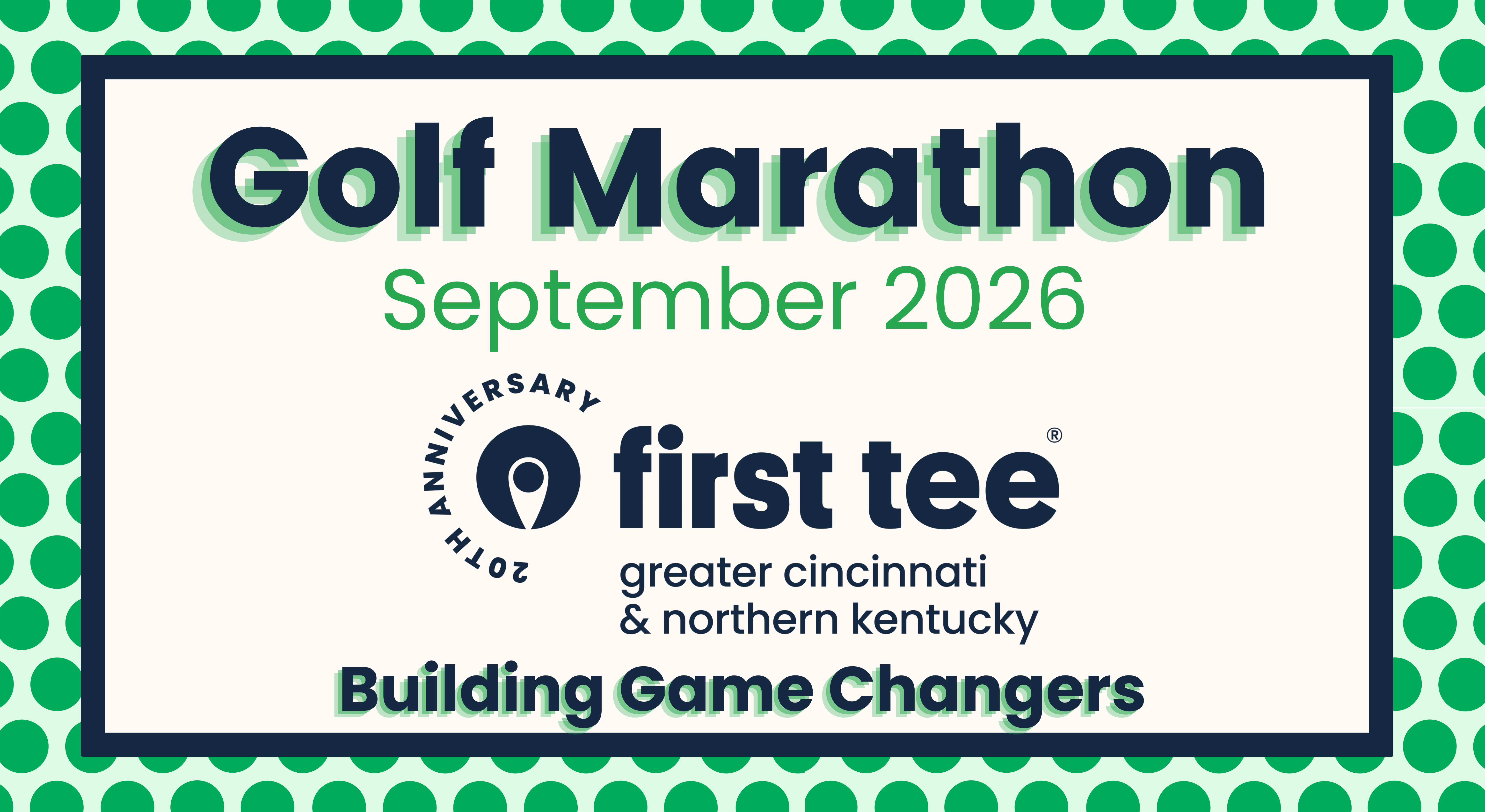 Campaign cover image for 2026 First Tee- GCNKY Golf Marathon