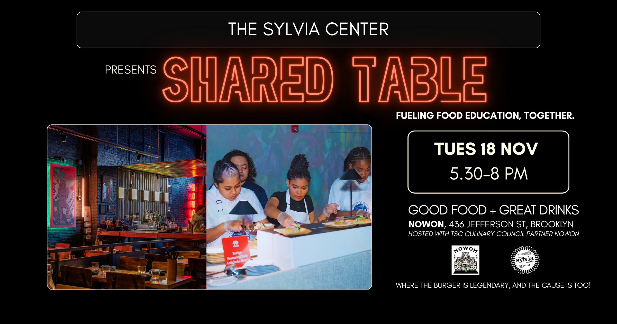 Campaign cover image for The Sylvia Center Presents: SHARED TABLE