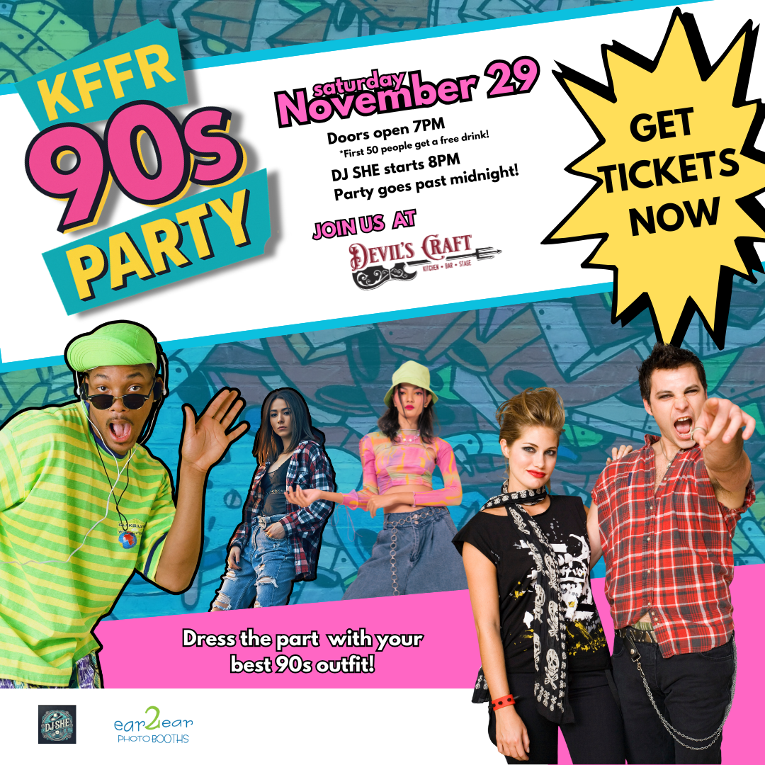 Campaign cover image for 2025 KFFR 90s Dance Party