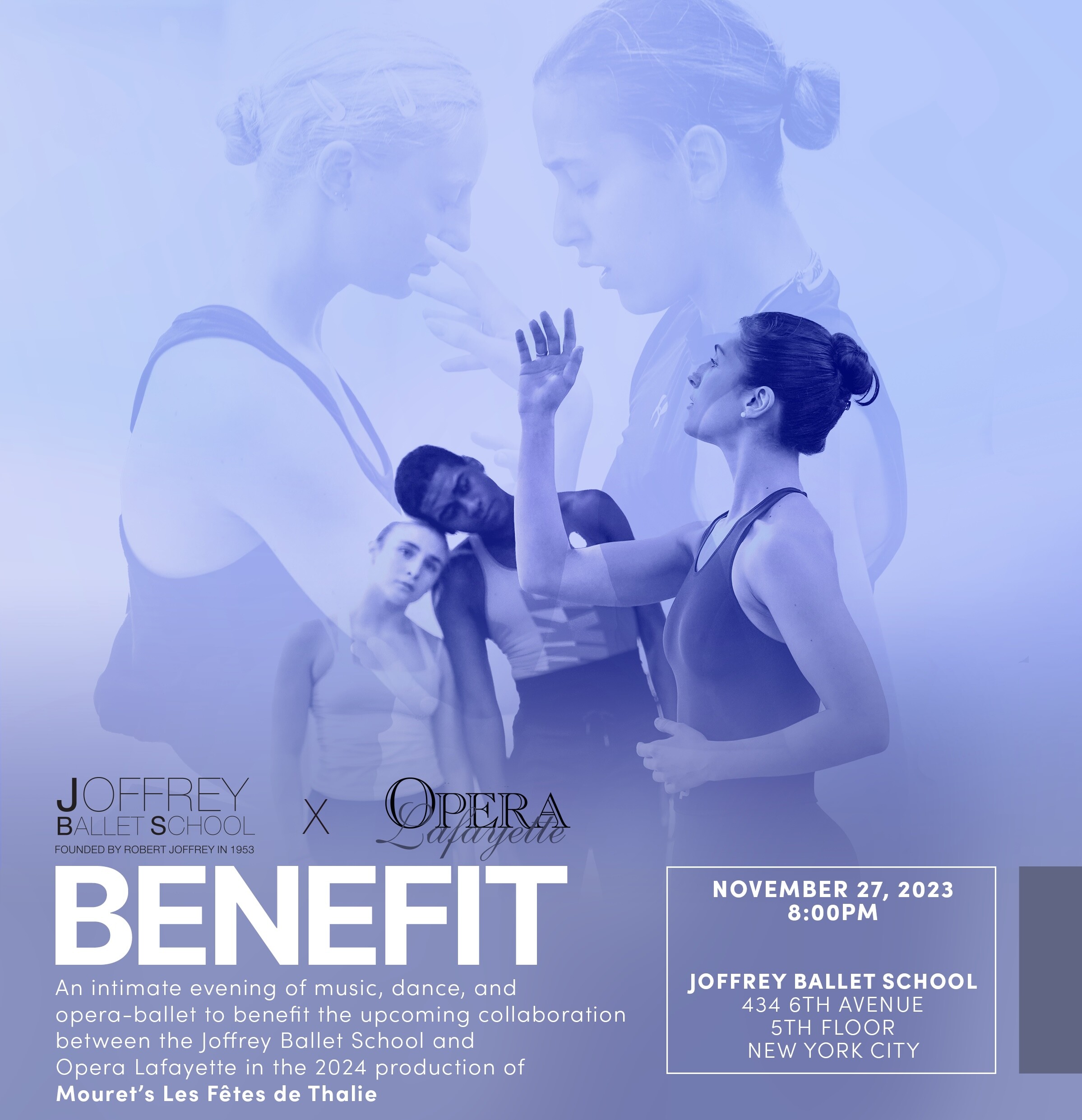 Campaign cover image for Joffrey Ballet School & Opera Lafayette Benefit
