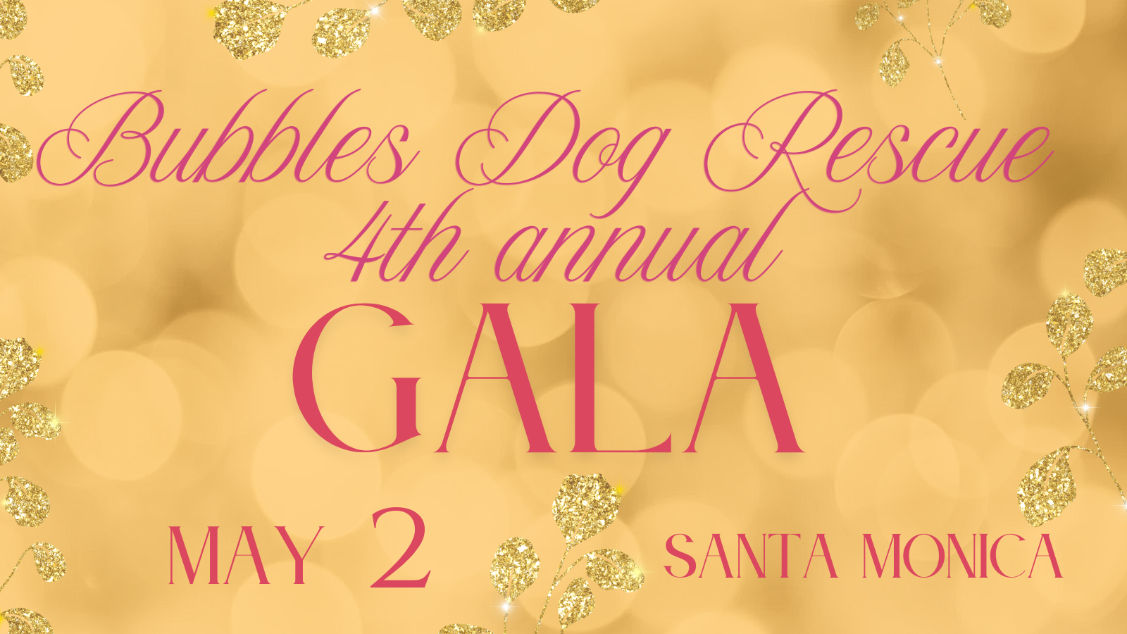 Campaign cover image for Bubbles Dog Rescue Gala 2026
