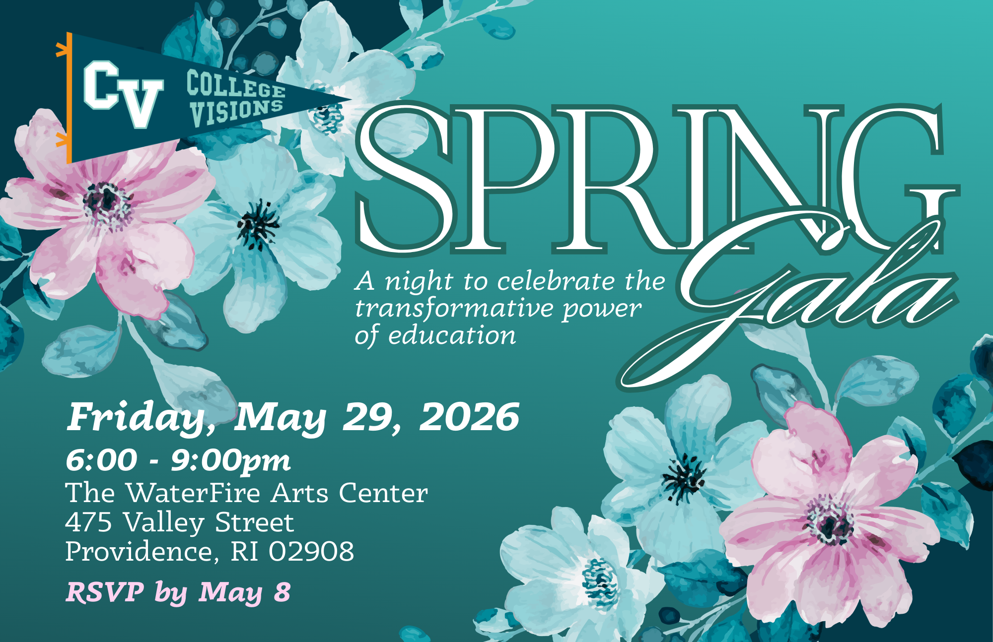 Campaign cover image for College Visions' Annual Spring Gala