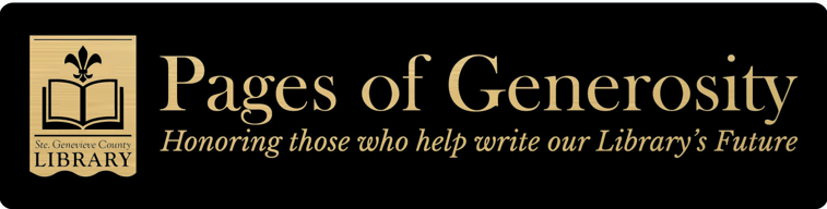 Campaign cover for Pages of Generosity
