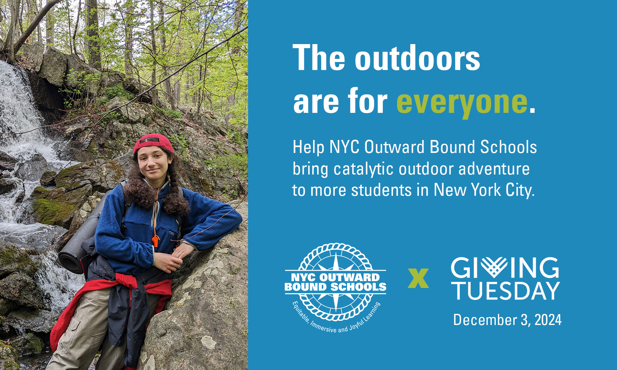 Campaign cover image for 2024 NYC Outward Bound Schools #GivingTuesday