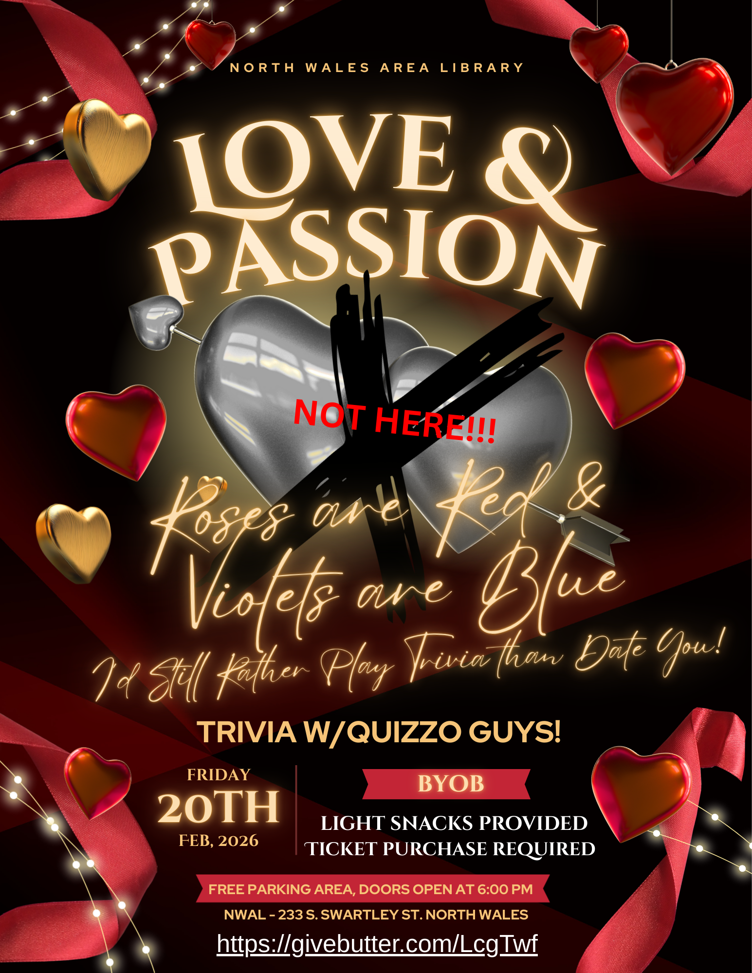 Campaign cover image for Roses are Red, Violets are Blue, I'd Rather Play Trivia Than Date You!