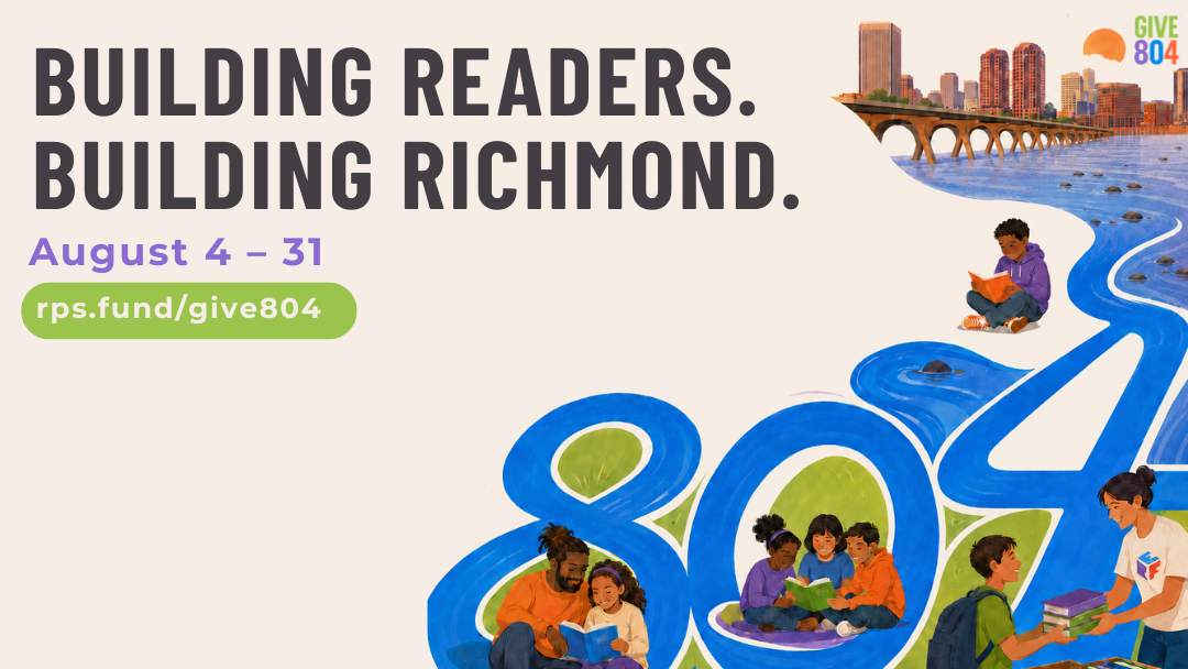 Campaign cover image for Give804: Building Readers, Building Richmond