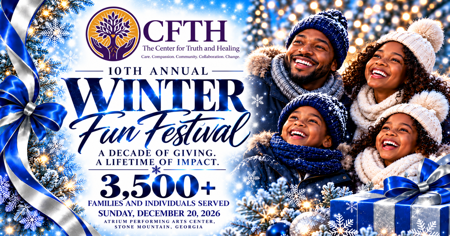 Campaign cover image for CFTH 10th Annual Winter Fun Festival — Community Impact Campaign