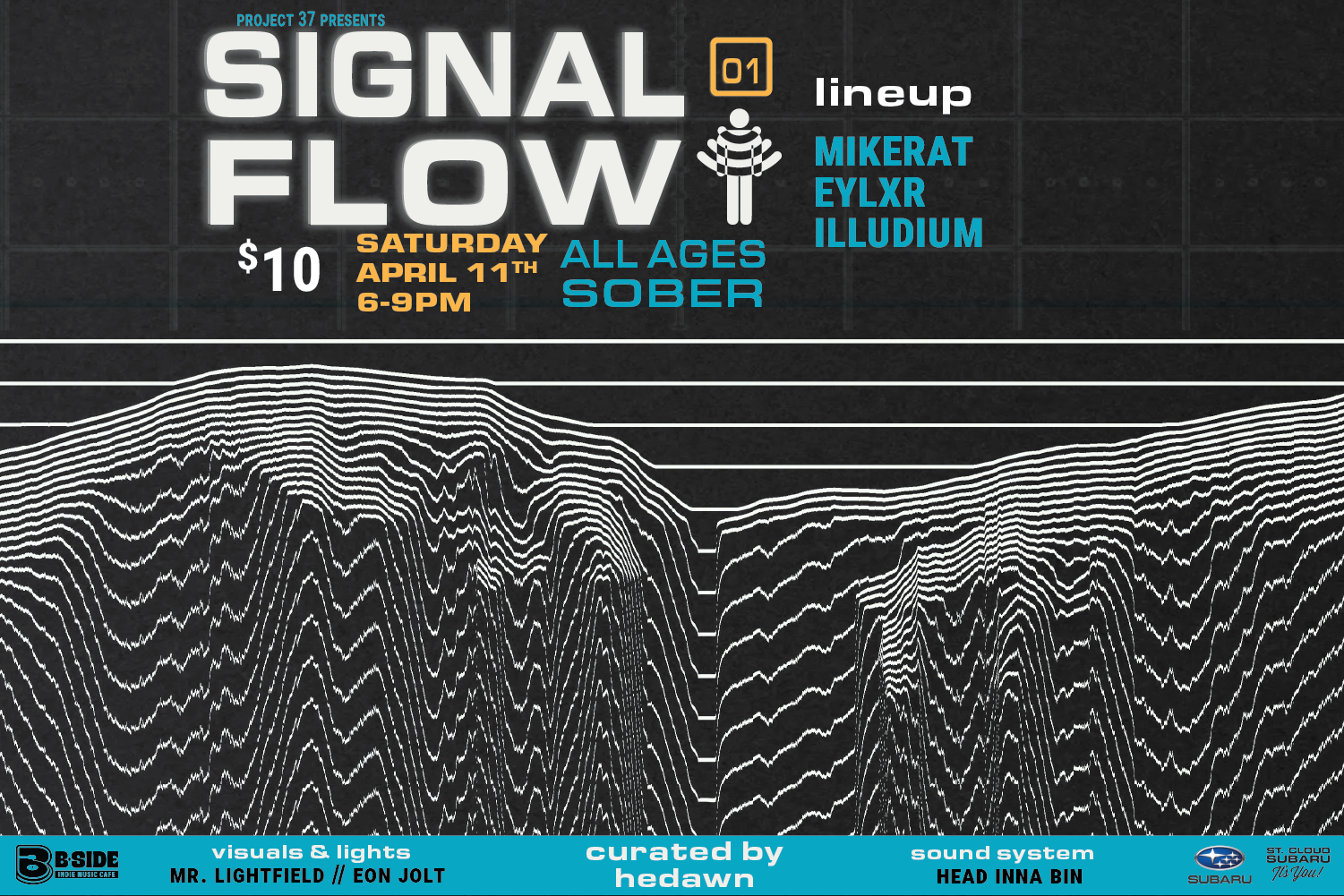 Campaign cover image for SIGNAL_FLOW_001: MIKERAT // EYLXR // ILLUDIUM