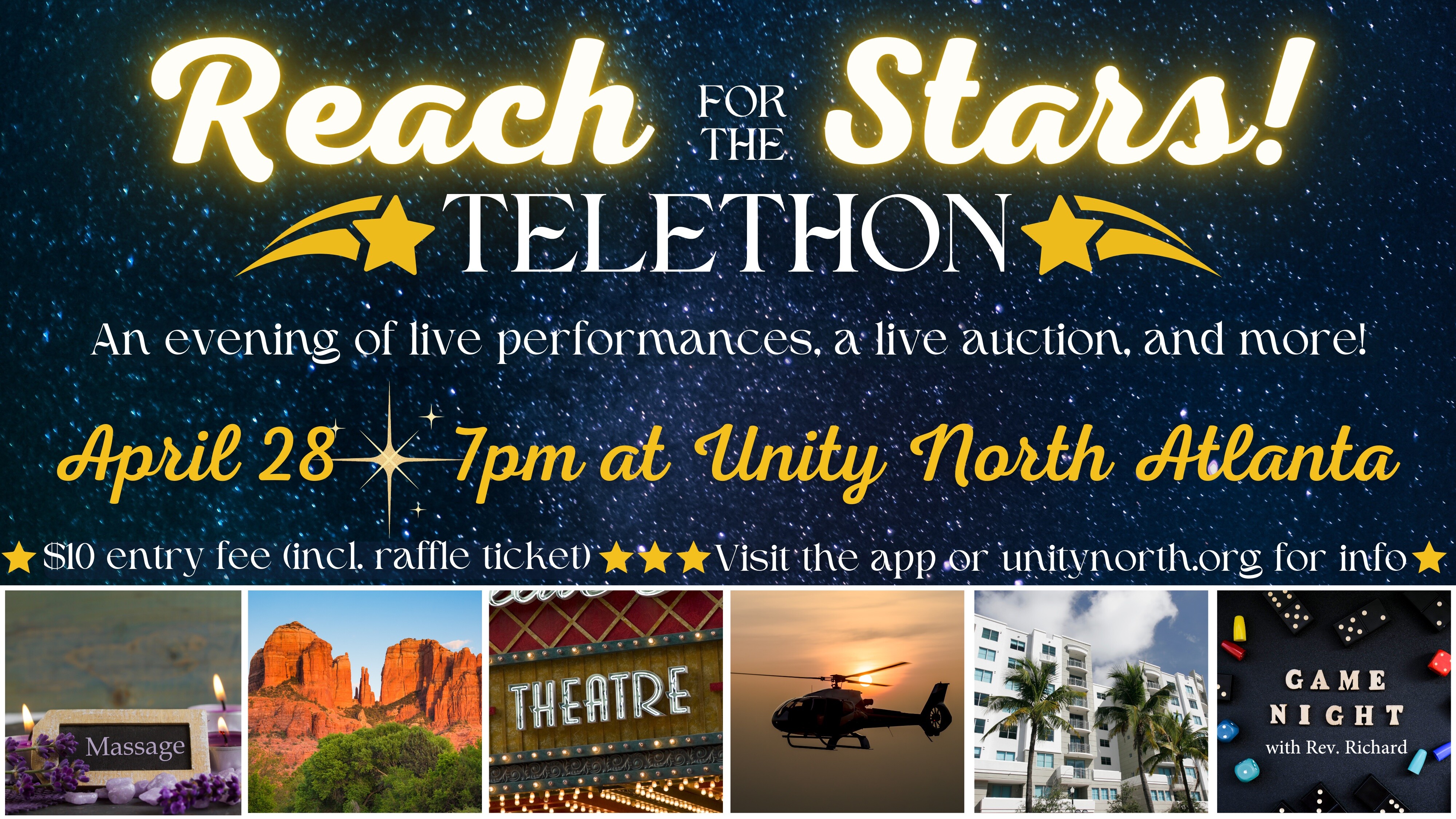 Campaign cover image for Reach For The Stars Telethon