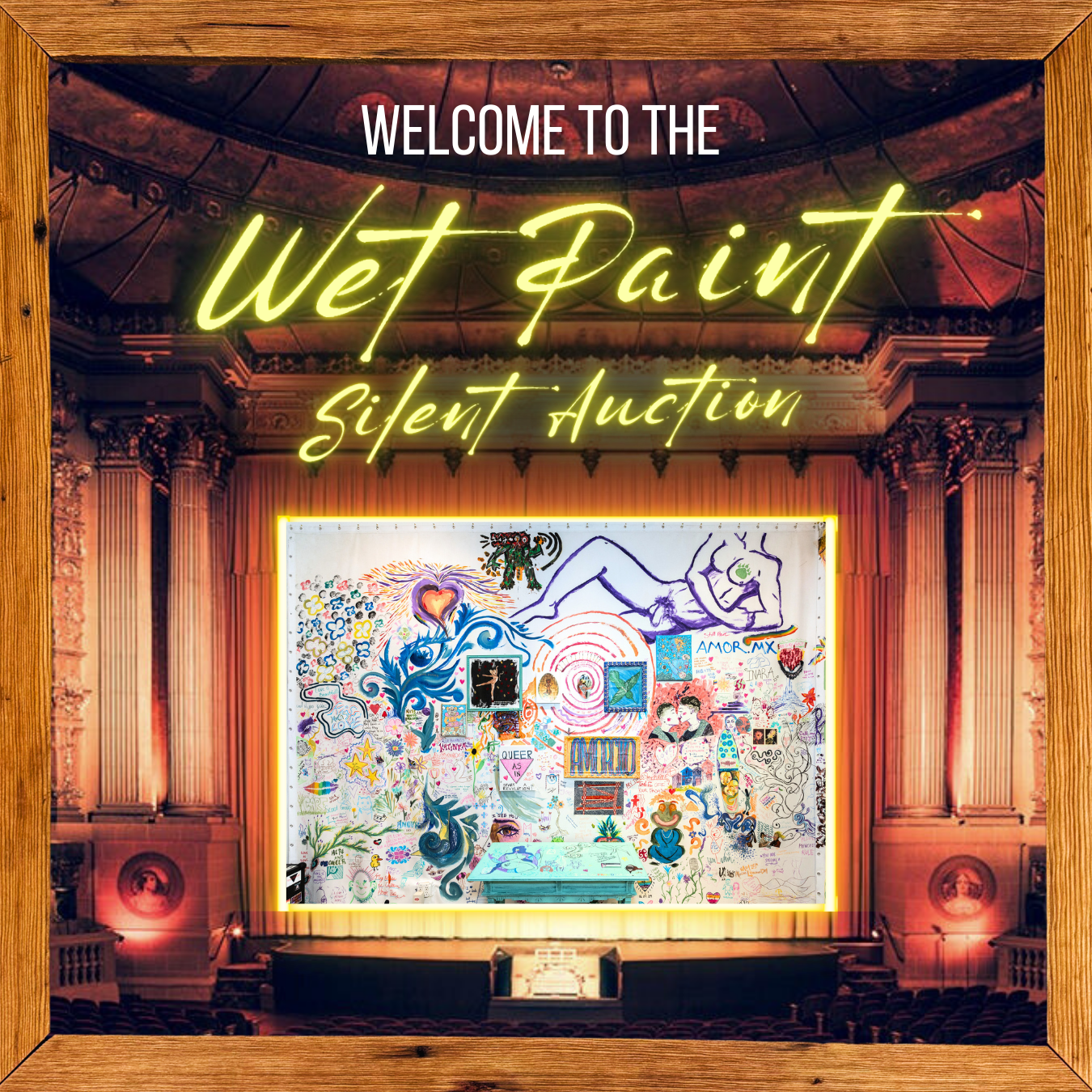 Campaign cover image for Wet Paint Finale Silent Auction: Queer Art Made With History