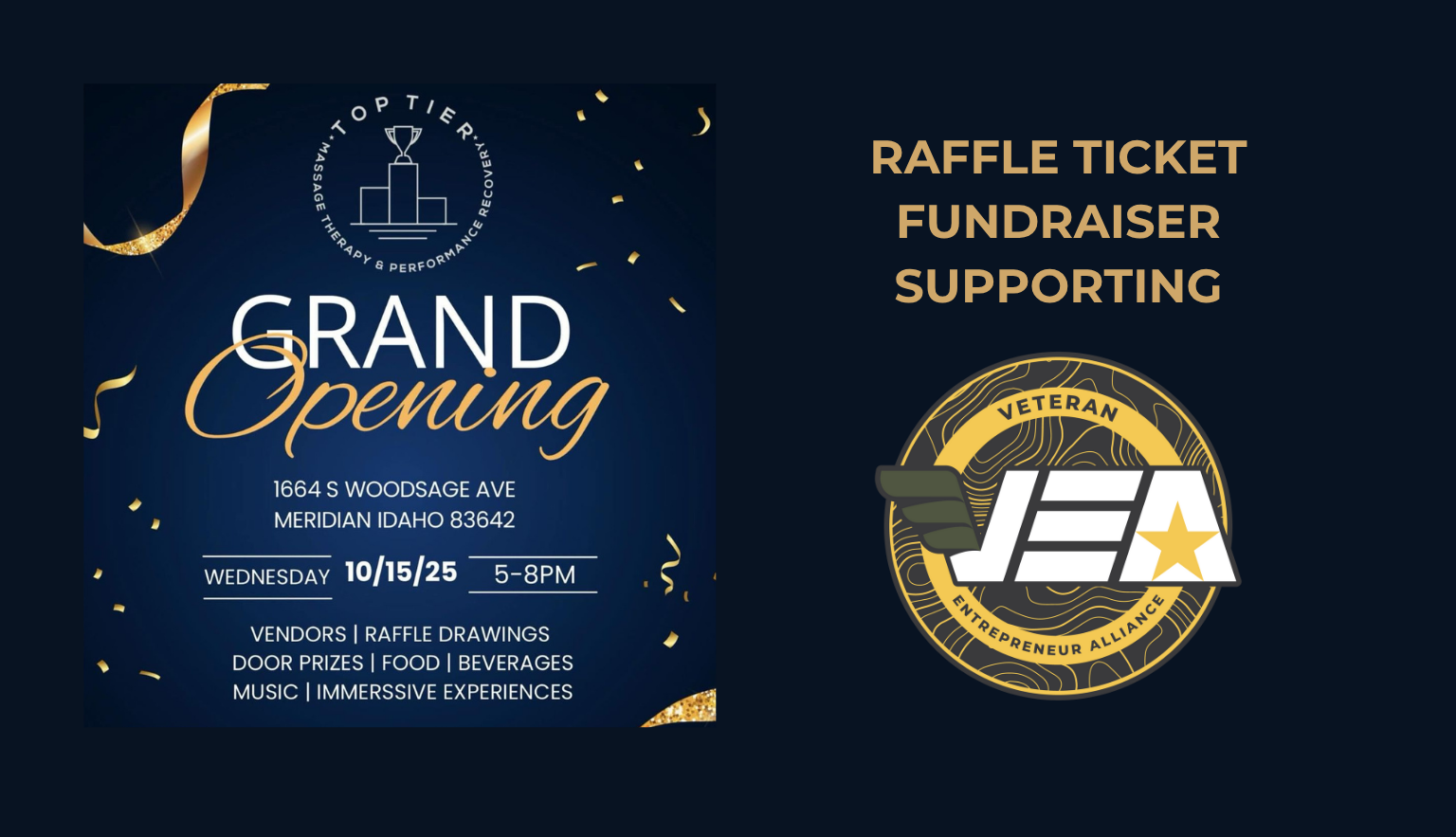 Campaign cover image for Top Tier Grand Opening Fundraiser