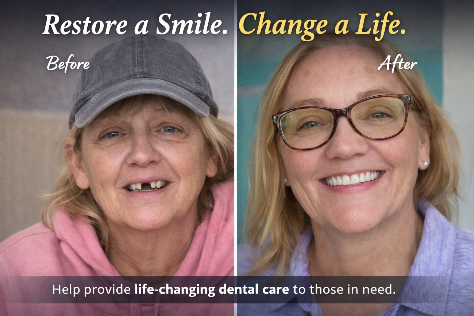 Campaign cover for Restore a Smile. Change a Life.
