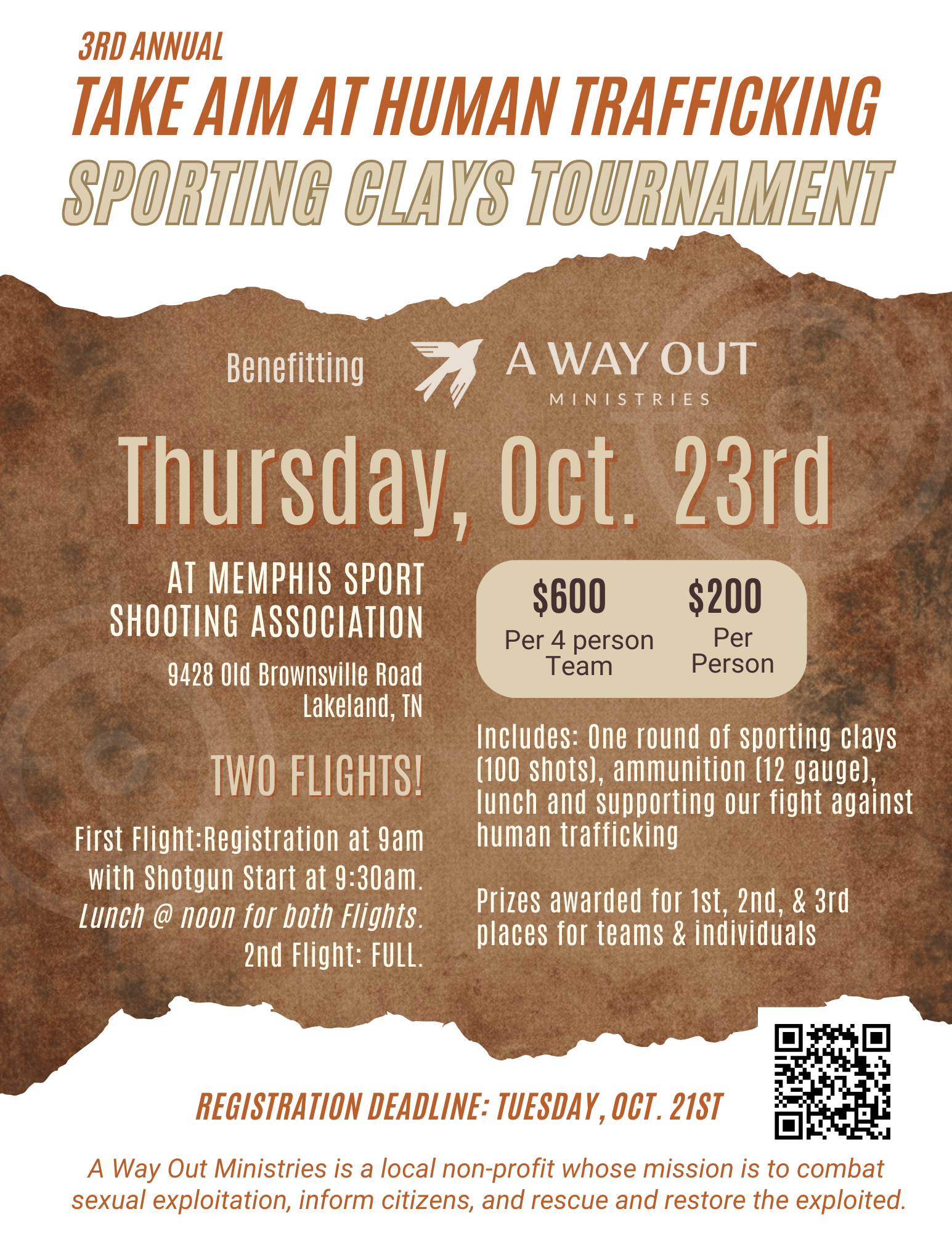 Campaign cover image for Take Aim at Human Trafficking