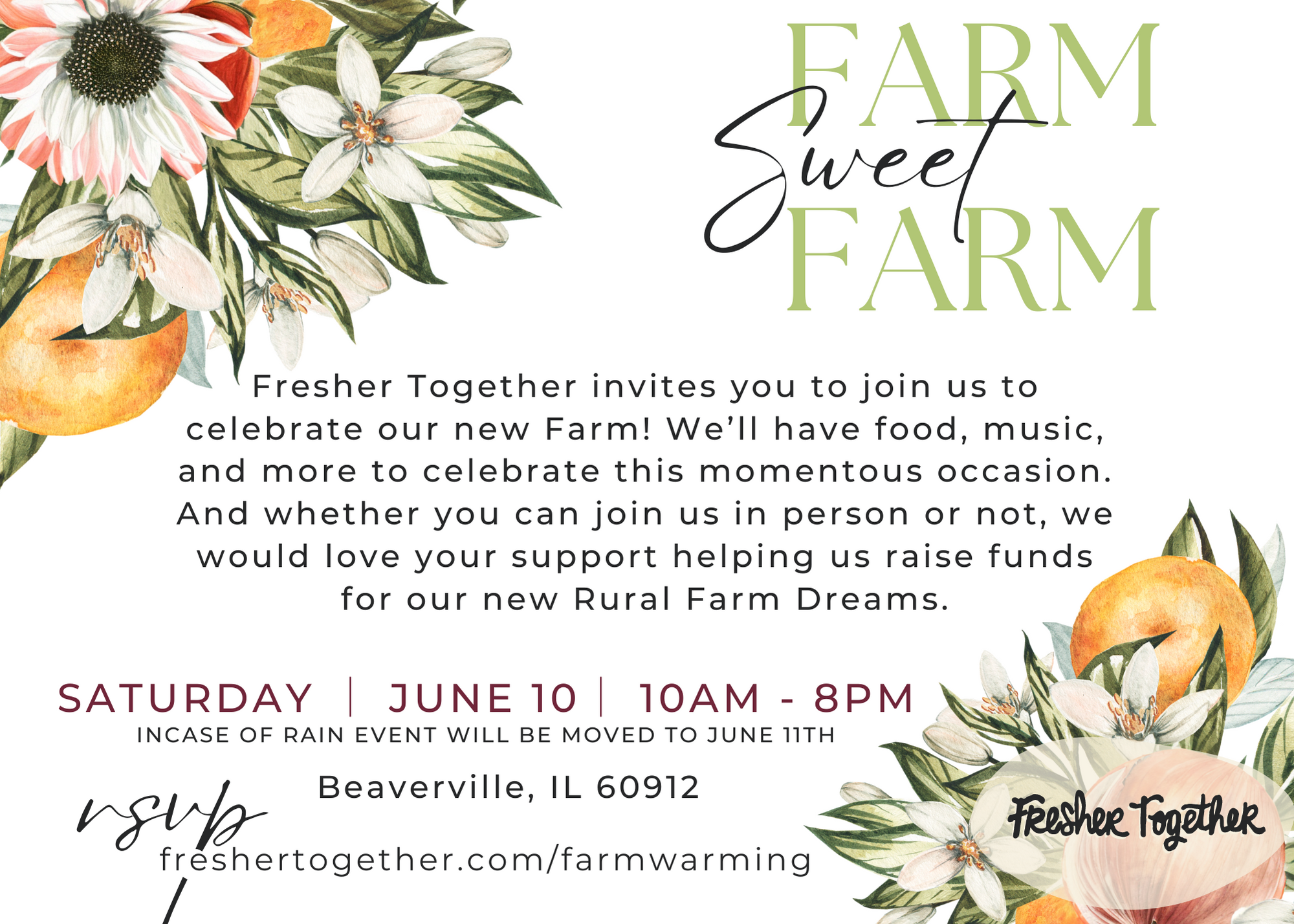 Campaign cover image for Our Farm Warming Year- We're Fresher Together