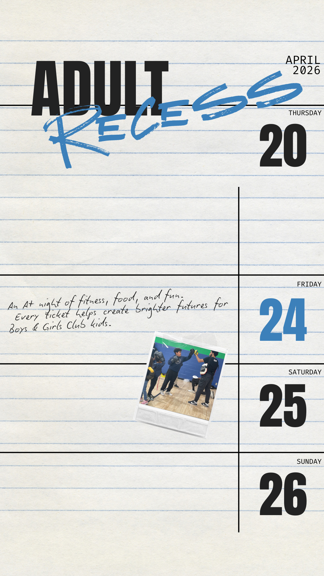 Campaign cover image for Adult Recess